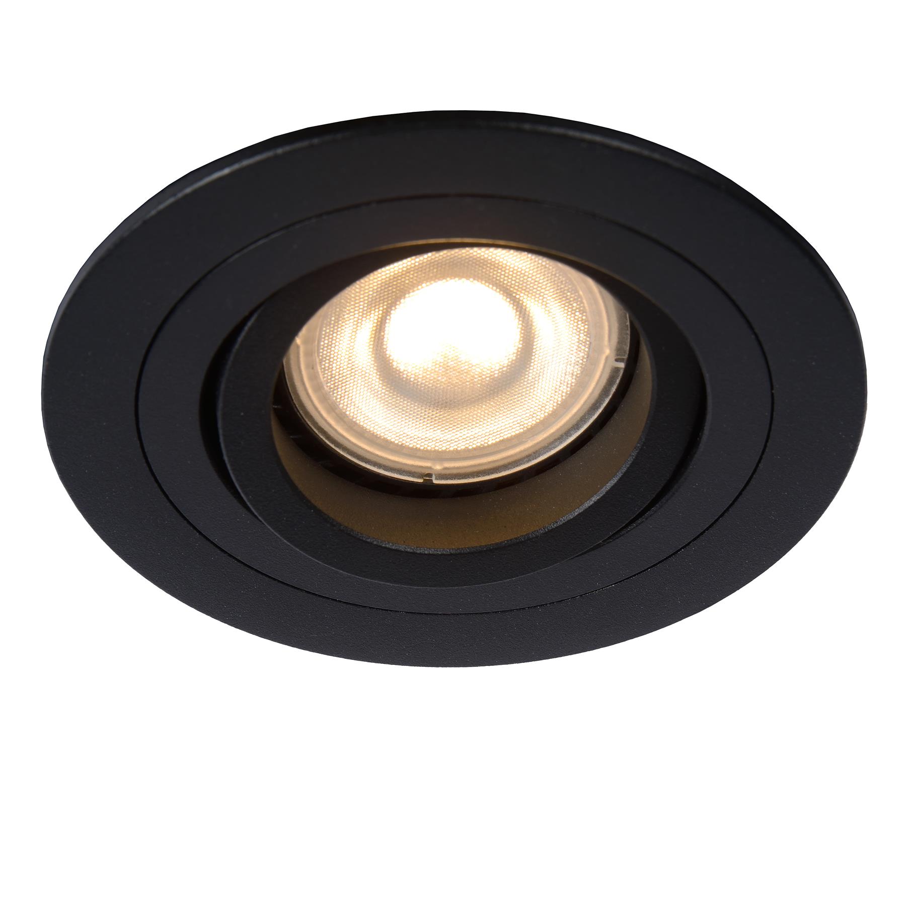 Lucide TUBE - Inbouwspot - Ø 9,2 cm - 1xGU10 - Zwa