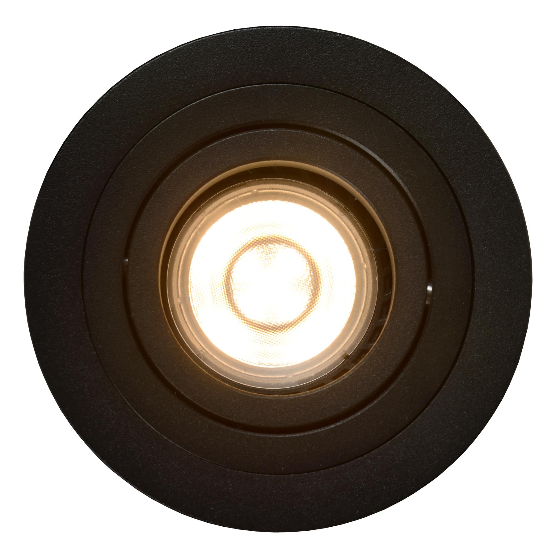 Lucide TUBE - Inbouwspot - Ø 9,2 cm - 1xGU10 - Zwa
