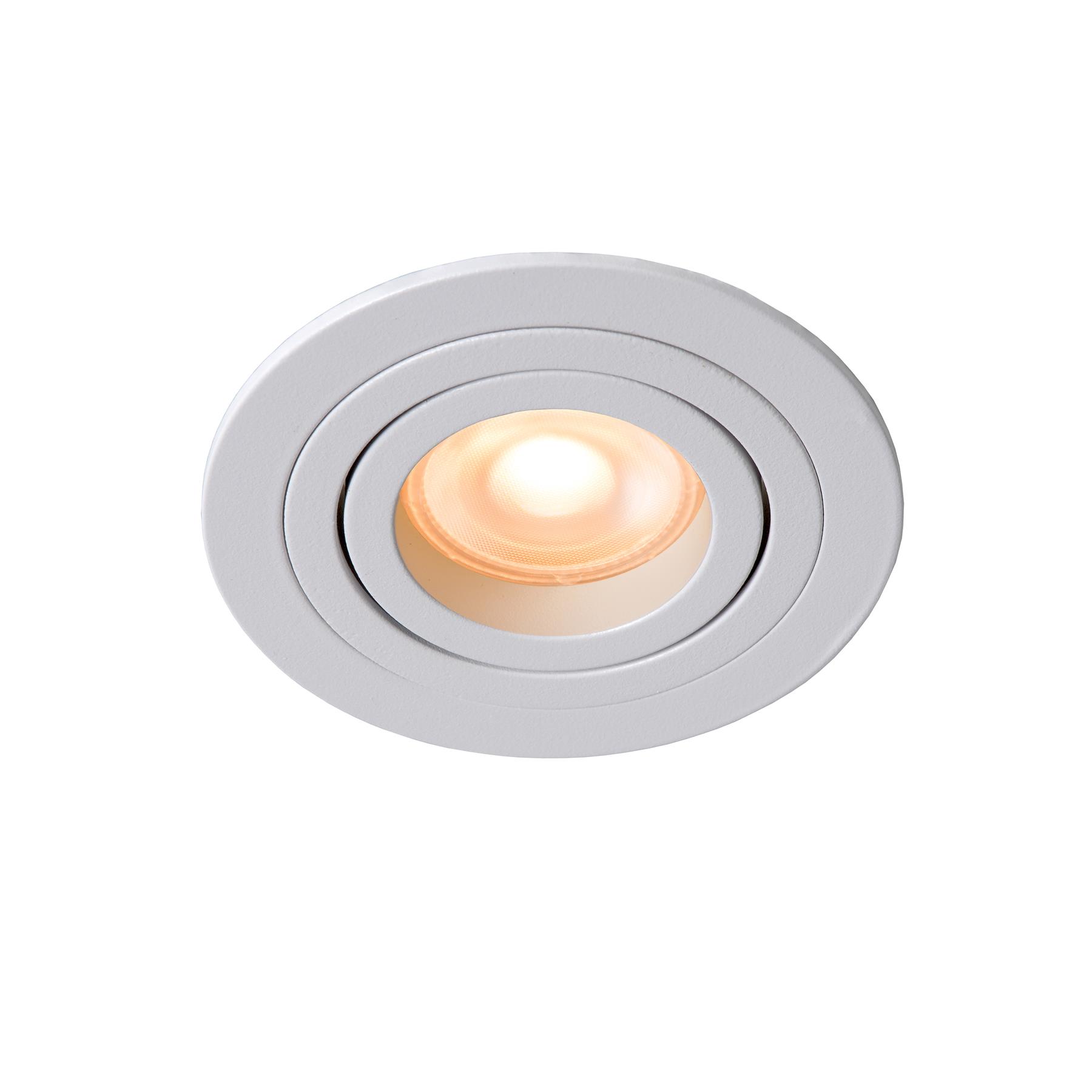 Lucide TUBE - Inbouwspot - Ø 9 cm - 1xGU10 - Wit