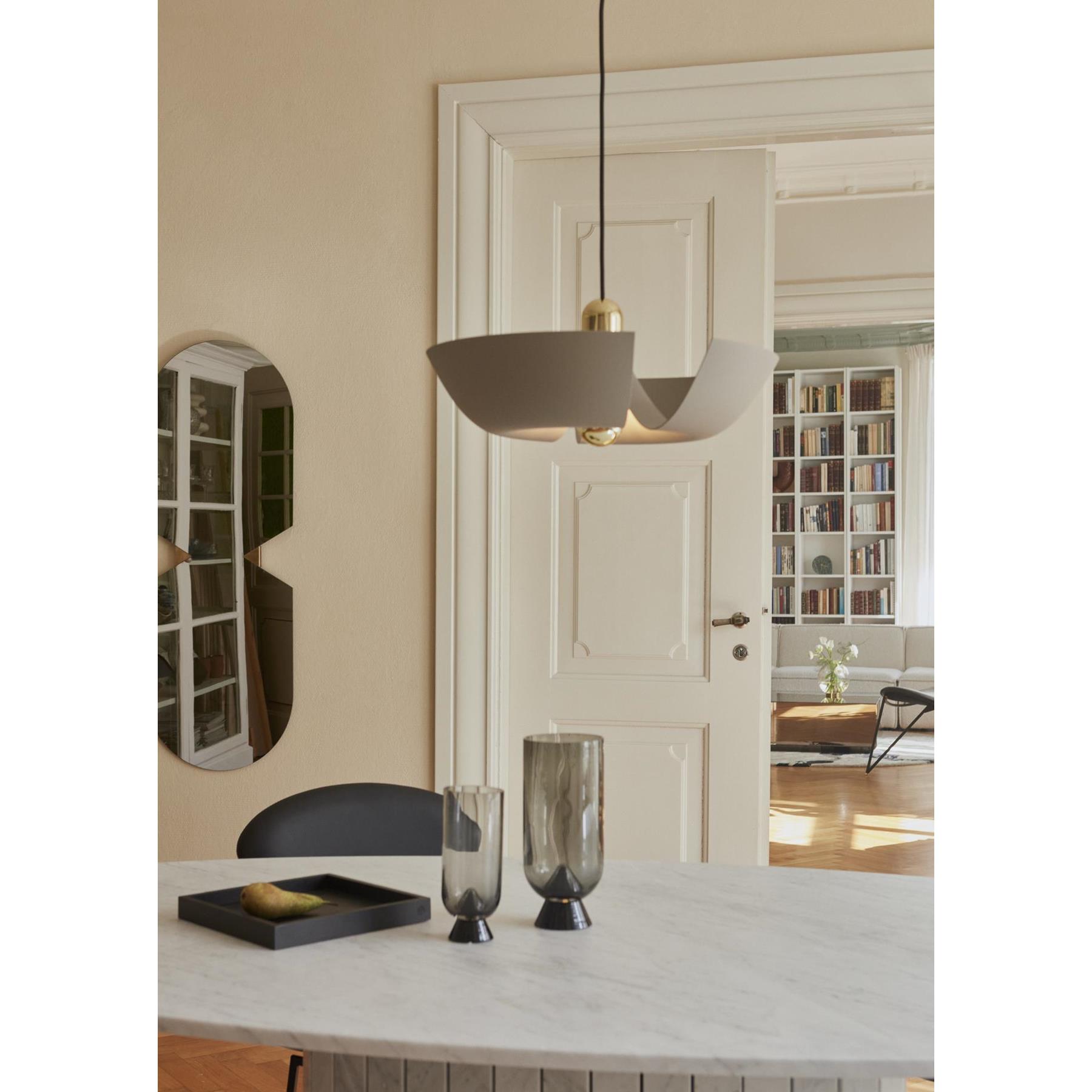 AYTM Verto spiegel 120x44,5 ovaal black