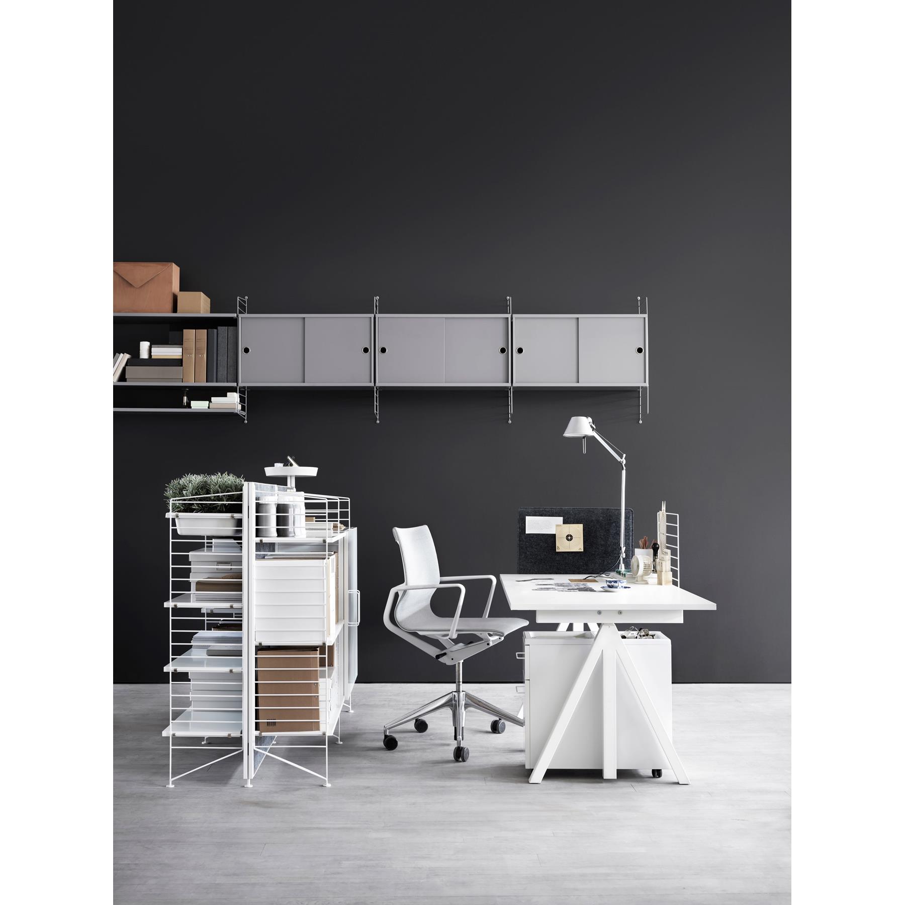 Artemide Tolomeo Micro bureaulamp retrofit rood