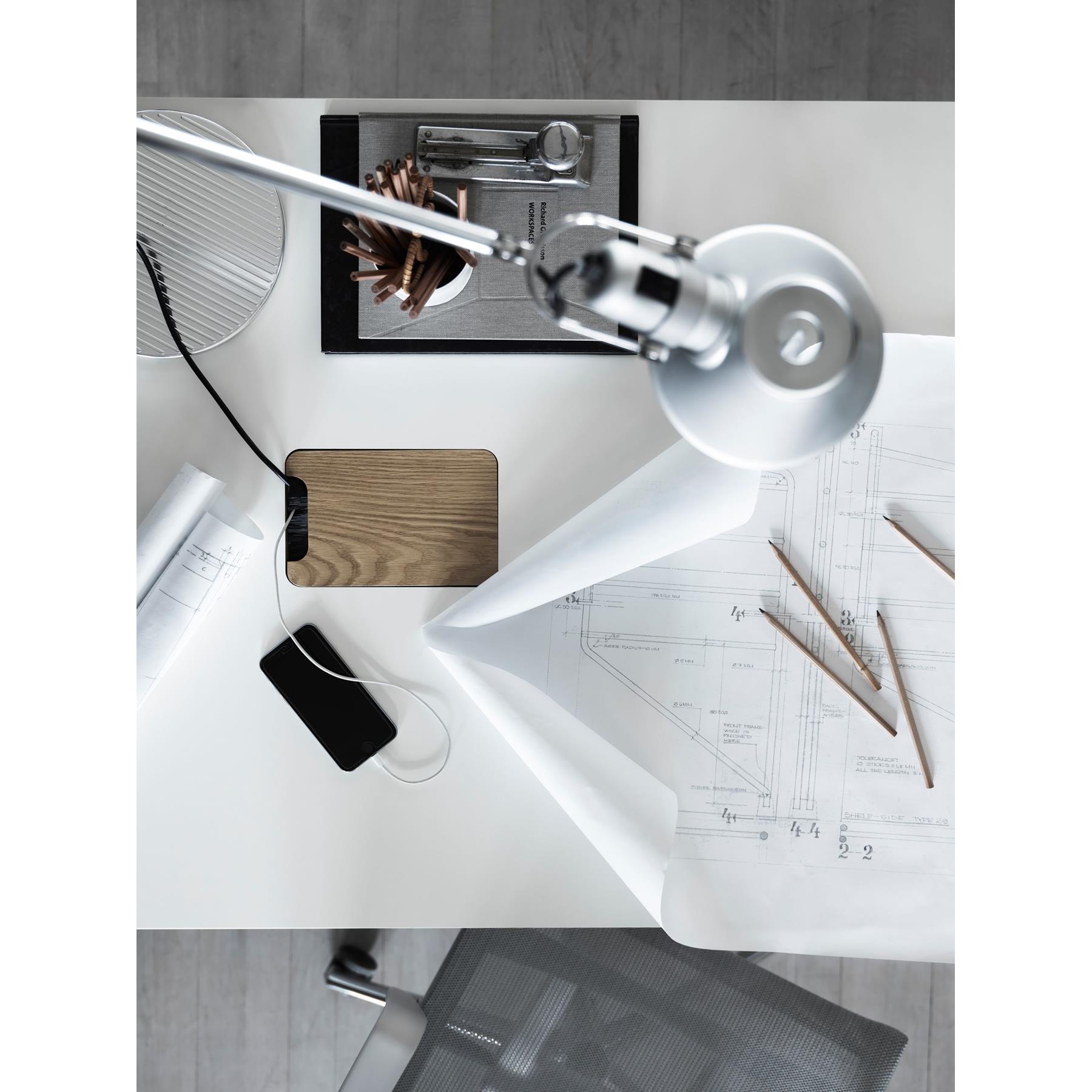 Artemide Tolomeo Micro bureaulamp retrofit rood