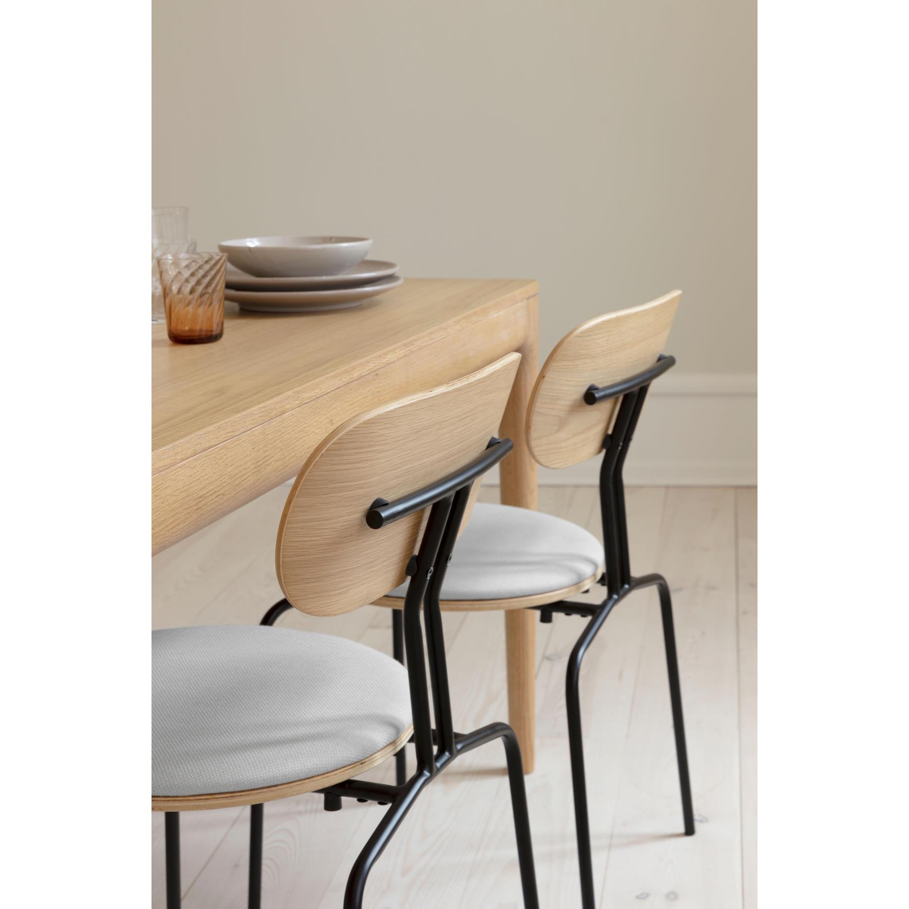 Umage Heart &amp; Soul eettafel 200x90 zwart eiken
