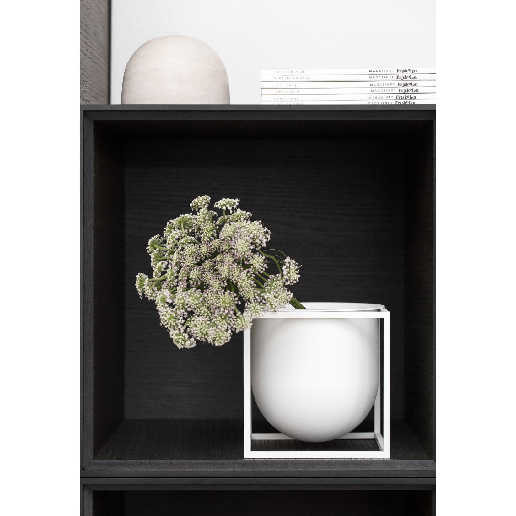 Audo Copenhagen Kubus 14 plantenbak wit