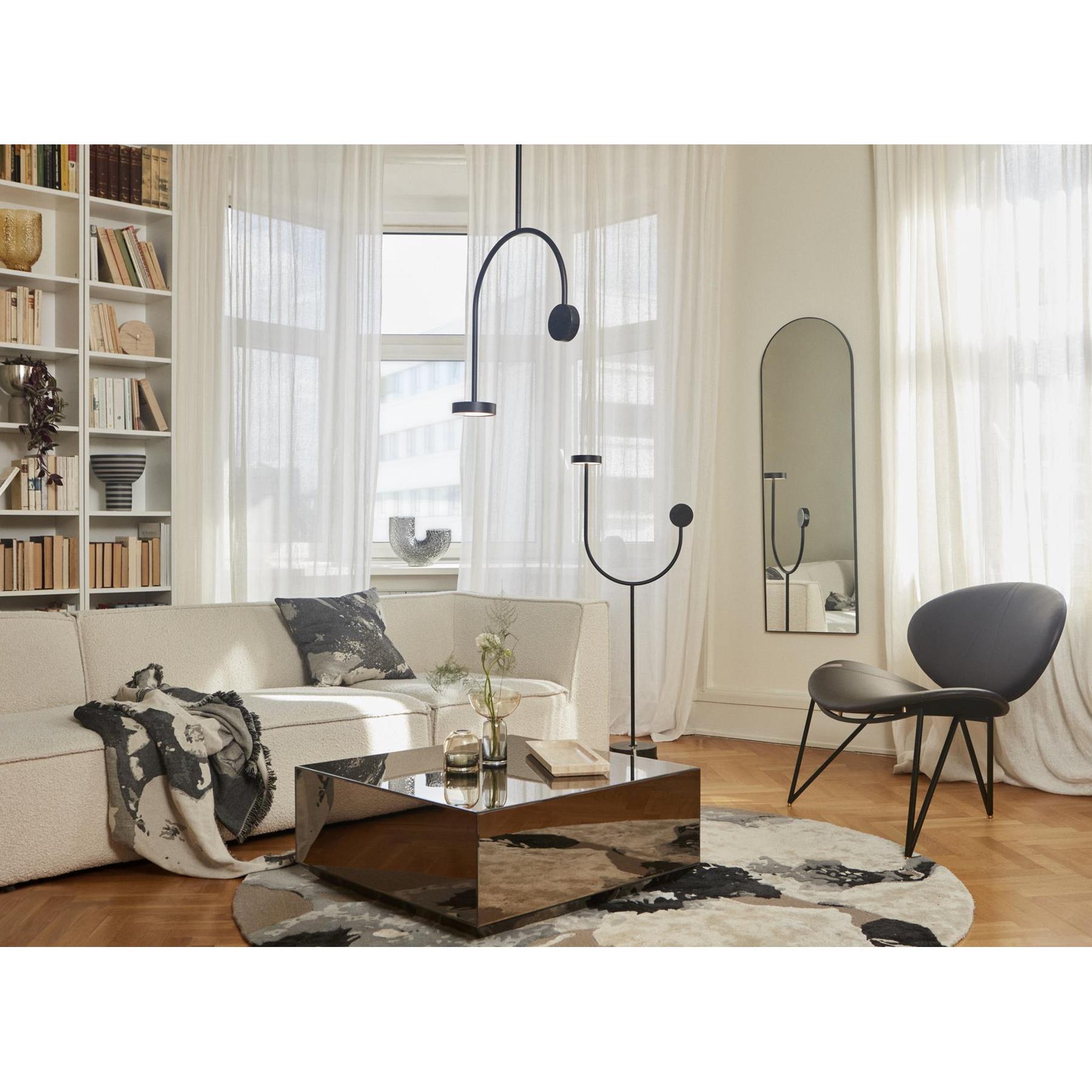 AYTM Speculum salontafel 80x80 zwart