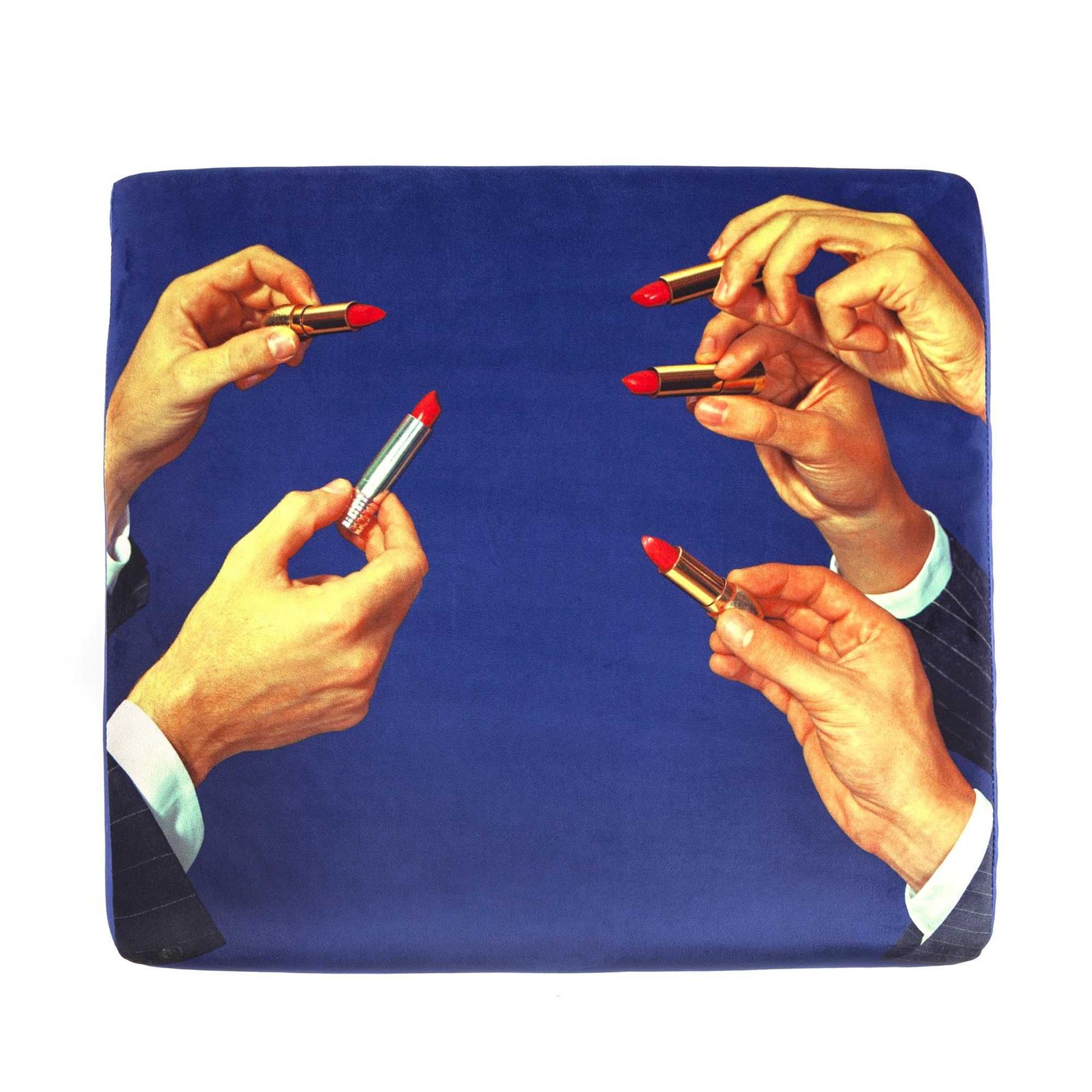 Seletti Toiletpaper Lounge poef Lipsticks