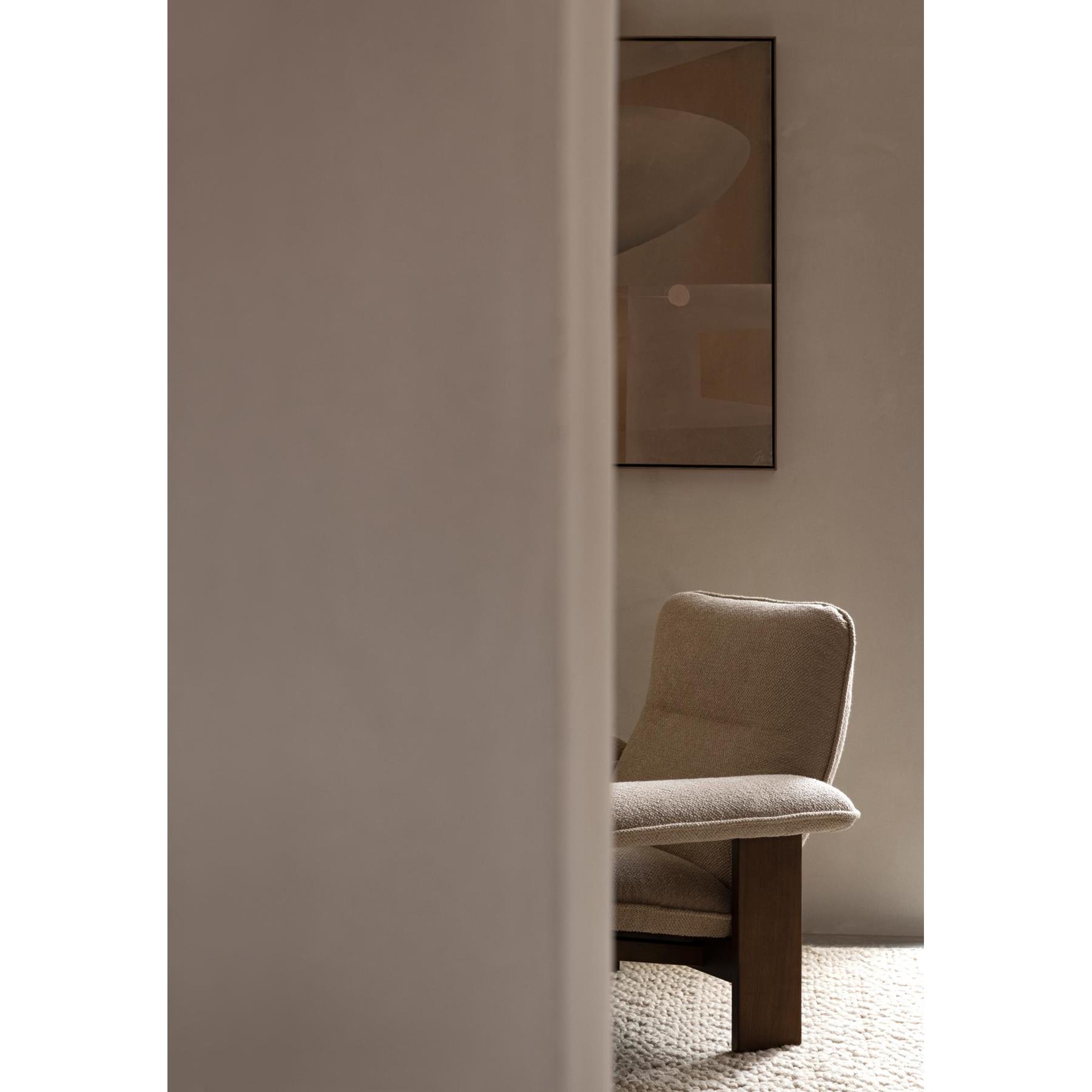 Audo Copenhagen Brasilia fauteuil donker eiken Sheepskin Root