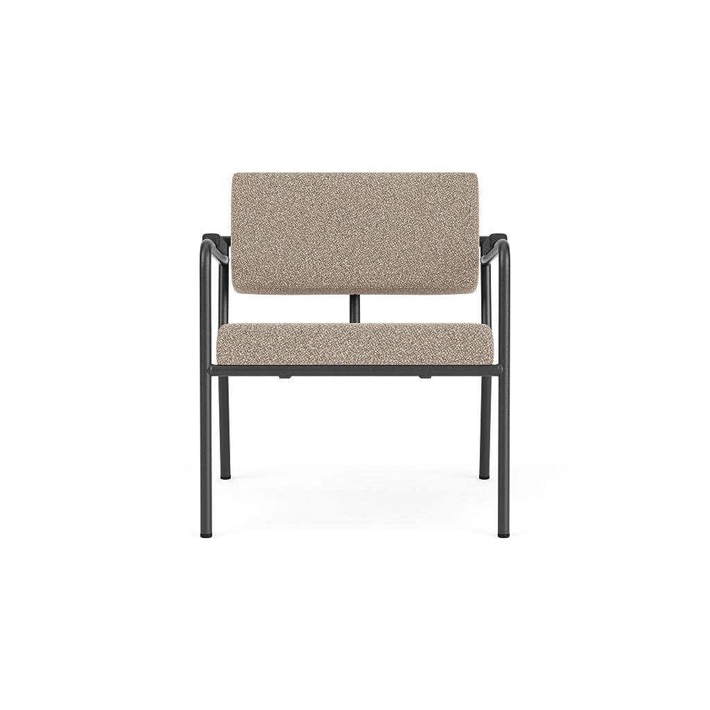FÉST Monday fauteuil met amleuning zwart|zwart Royal 160 magnolia
