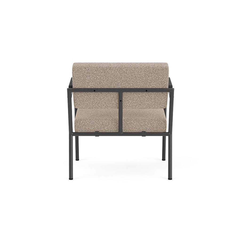 FÉST Monday fauteuil met amleuning zwart|zwart Royal 160 magnolia