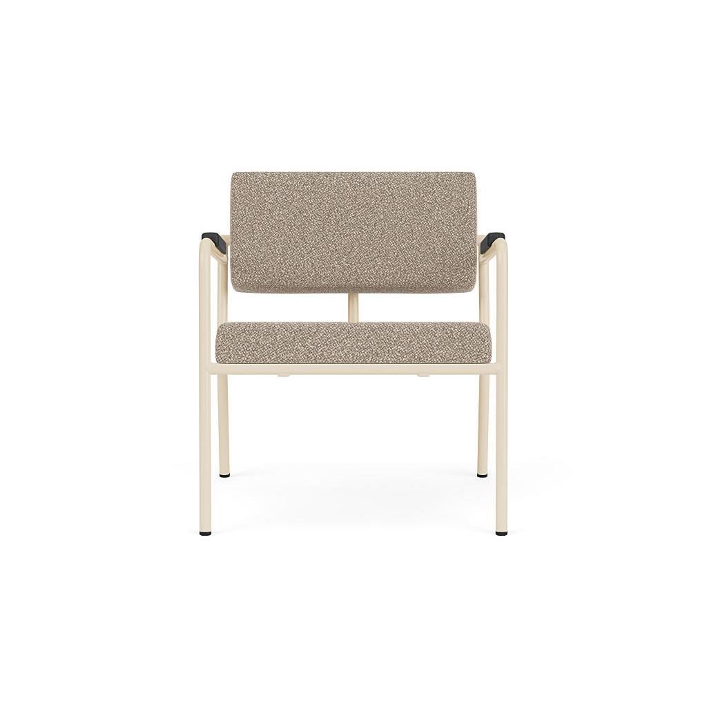 FÉST Monday fauteuil met amleuning sand|zwart Royal 160 magnolia