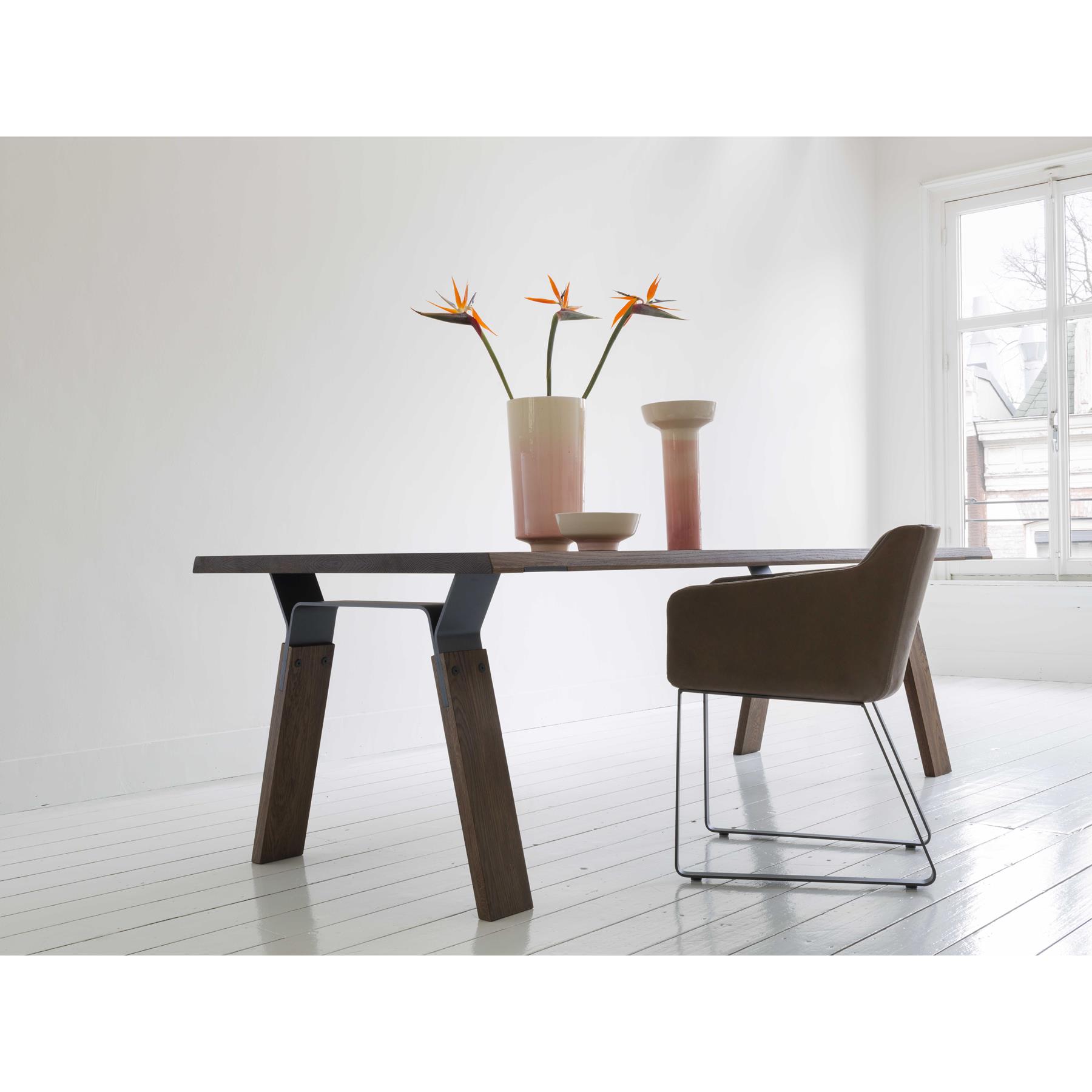 QLiv Bridge tafel 240x100 Smoked Oak