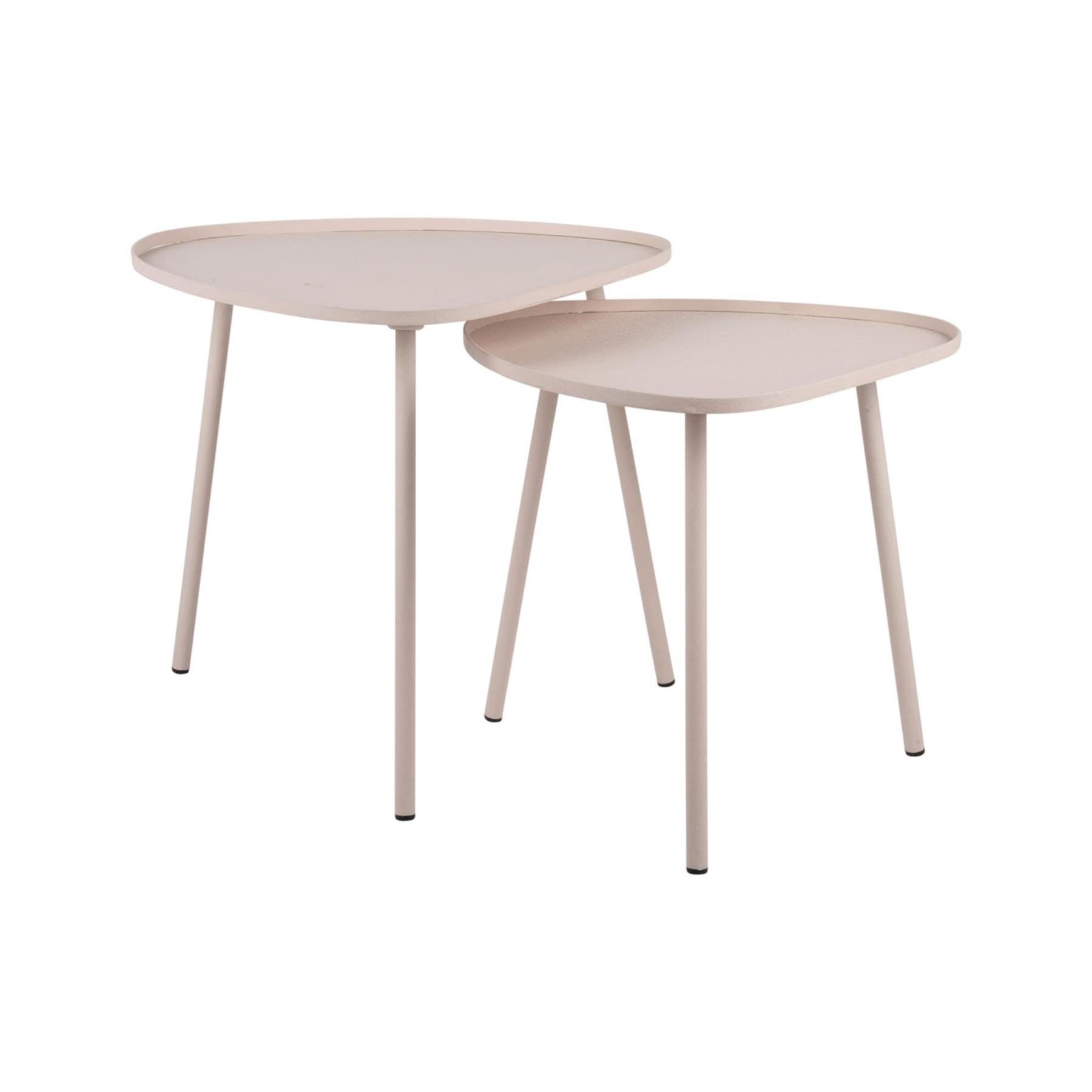 Leitmotiv Boaz Bijzettafel Medium - Warm Grey