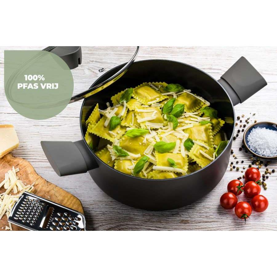 ISENVI Avon keramische braadpan 24 cm - Ergo greep