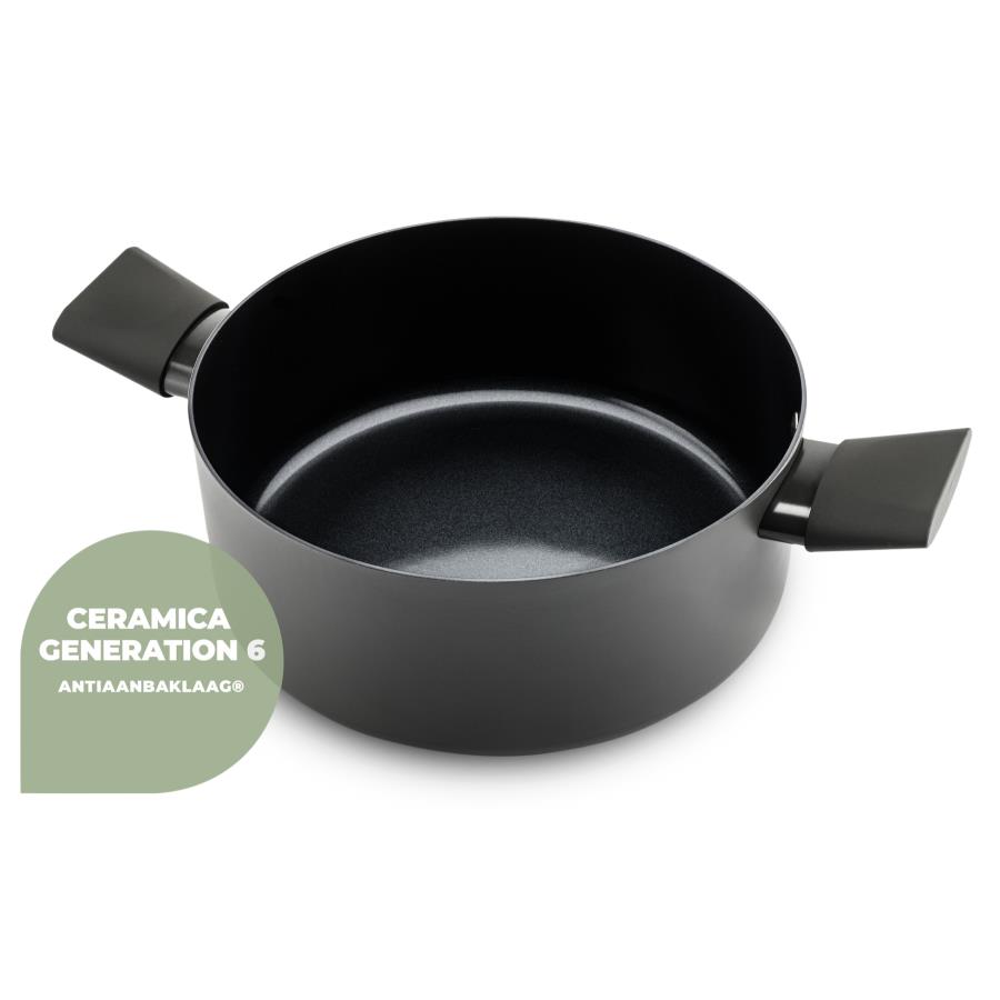 ISENVI Avon keramische braadpan 24 cm - Ergo greep