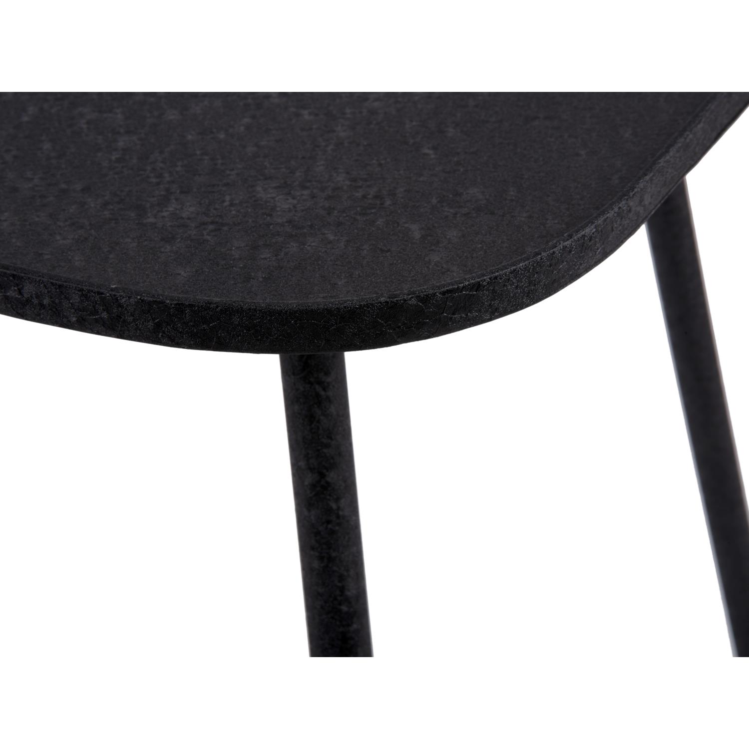 Leitmotiv Boaz Bijzettafel Medium - Zwart