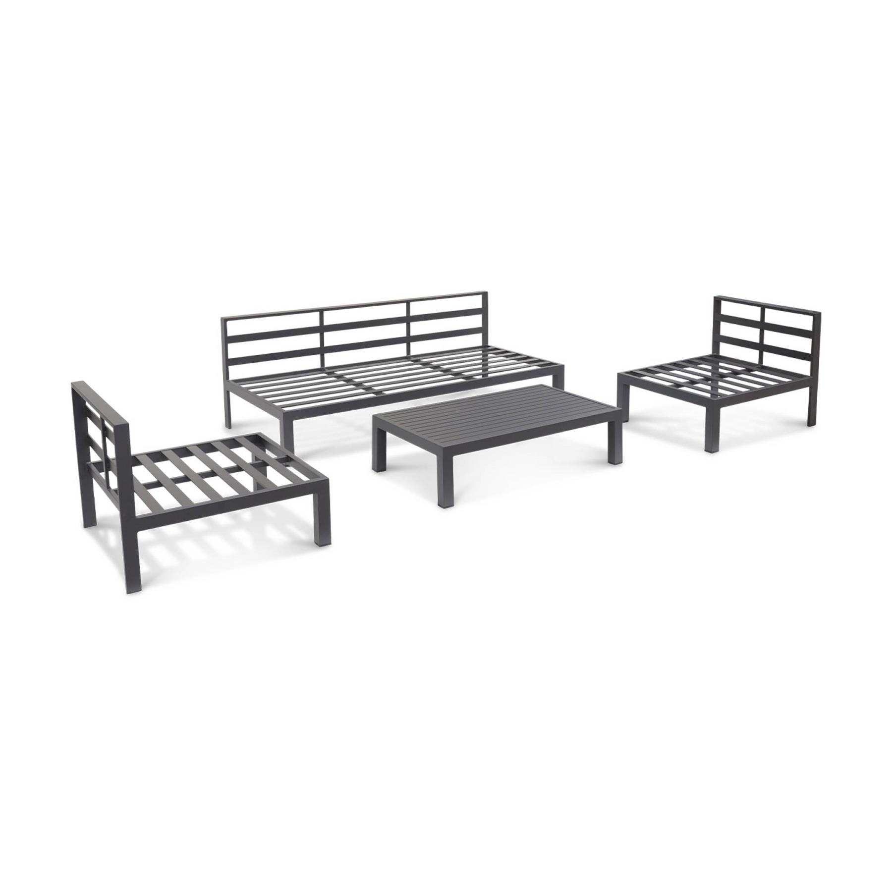 sweeek - XXL tuinset aluminium 5-persoons