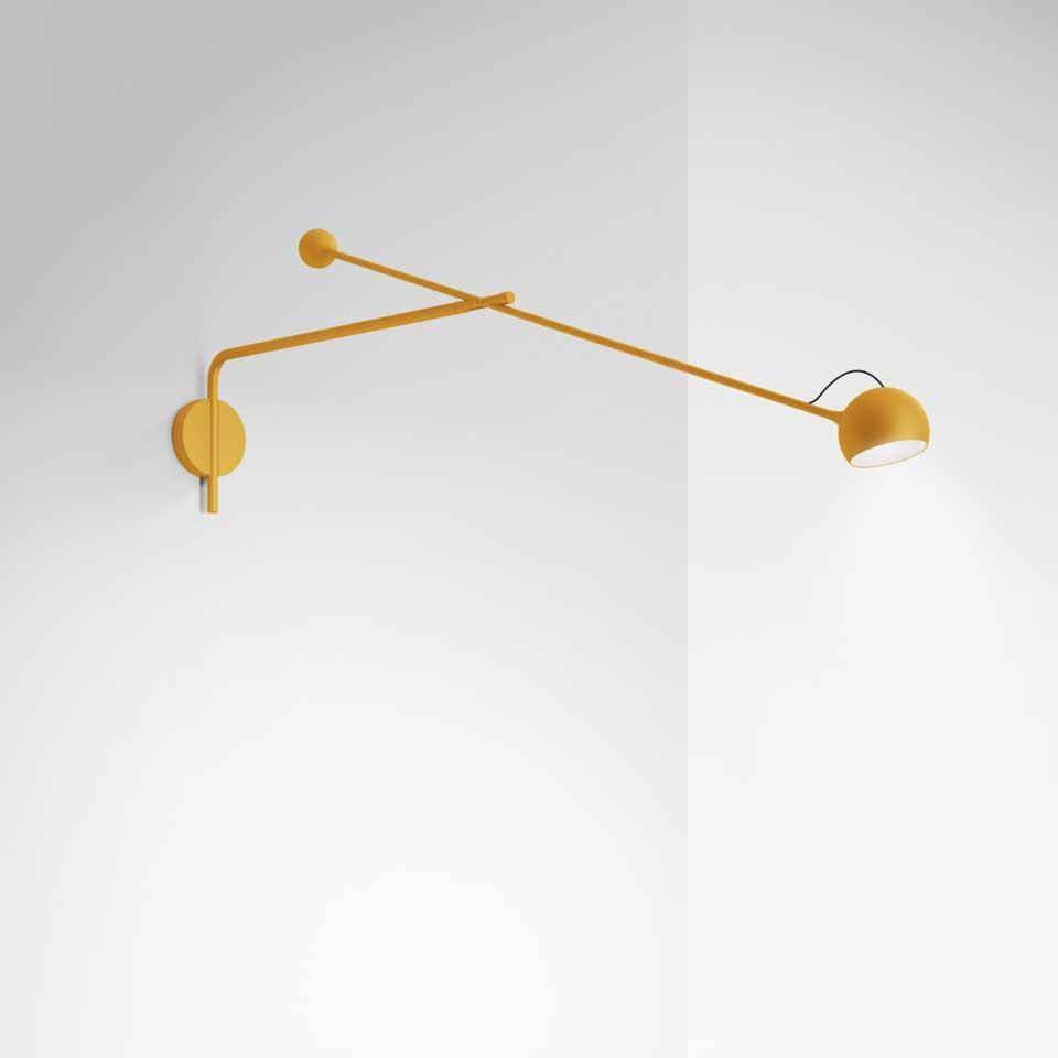 Artemide IXA wandlamp medium LED antraciet