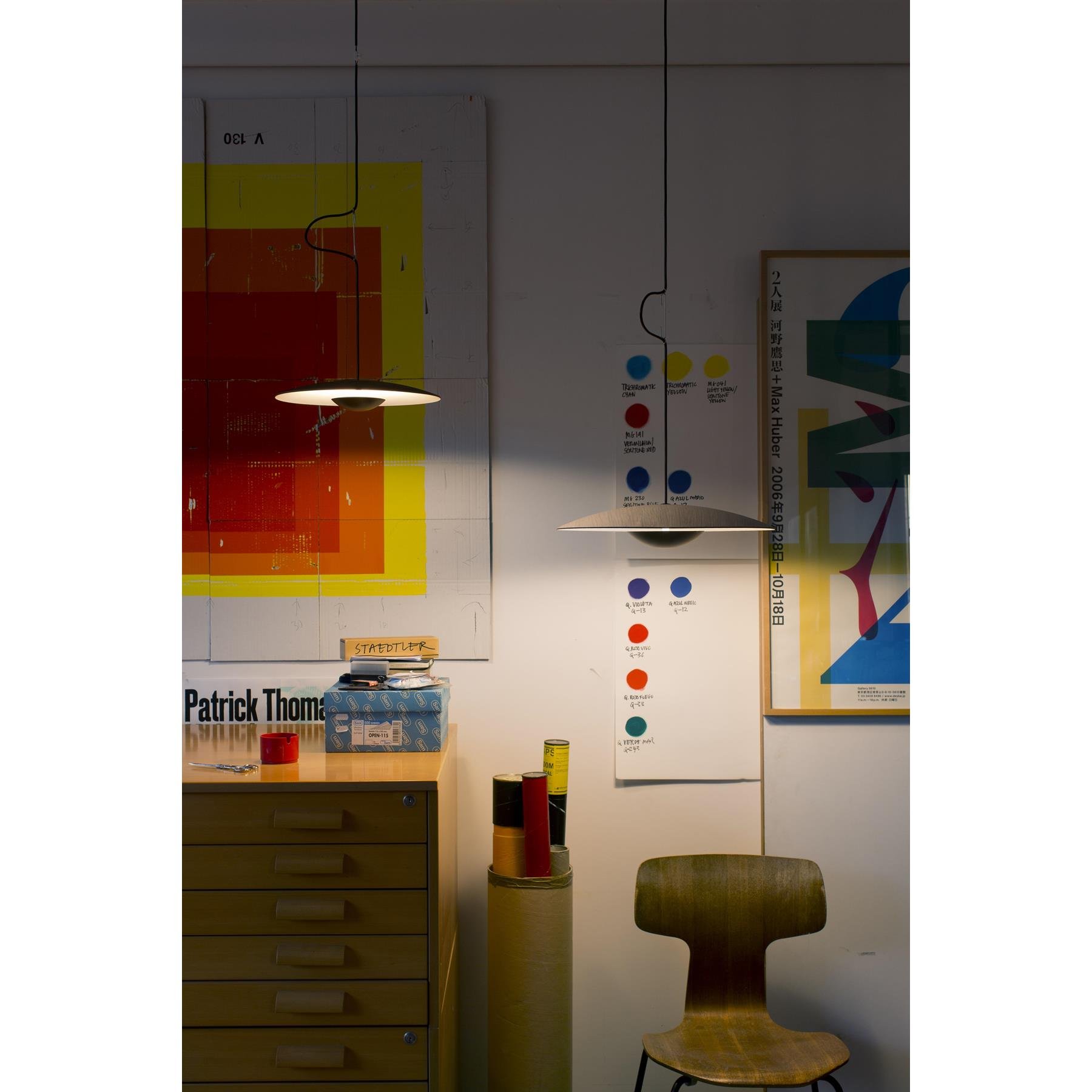 Marset Ginger Ø32 hanglamp LED phase cut zwart|wit