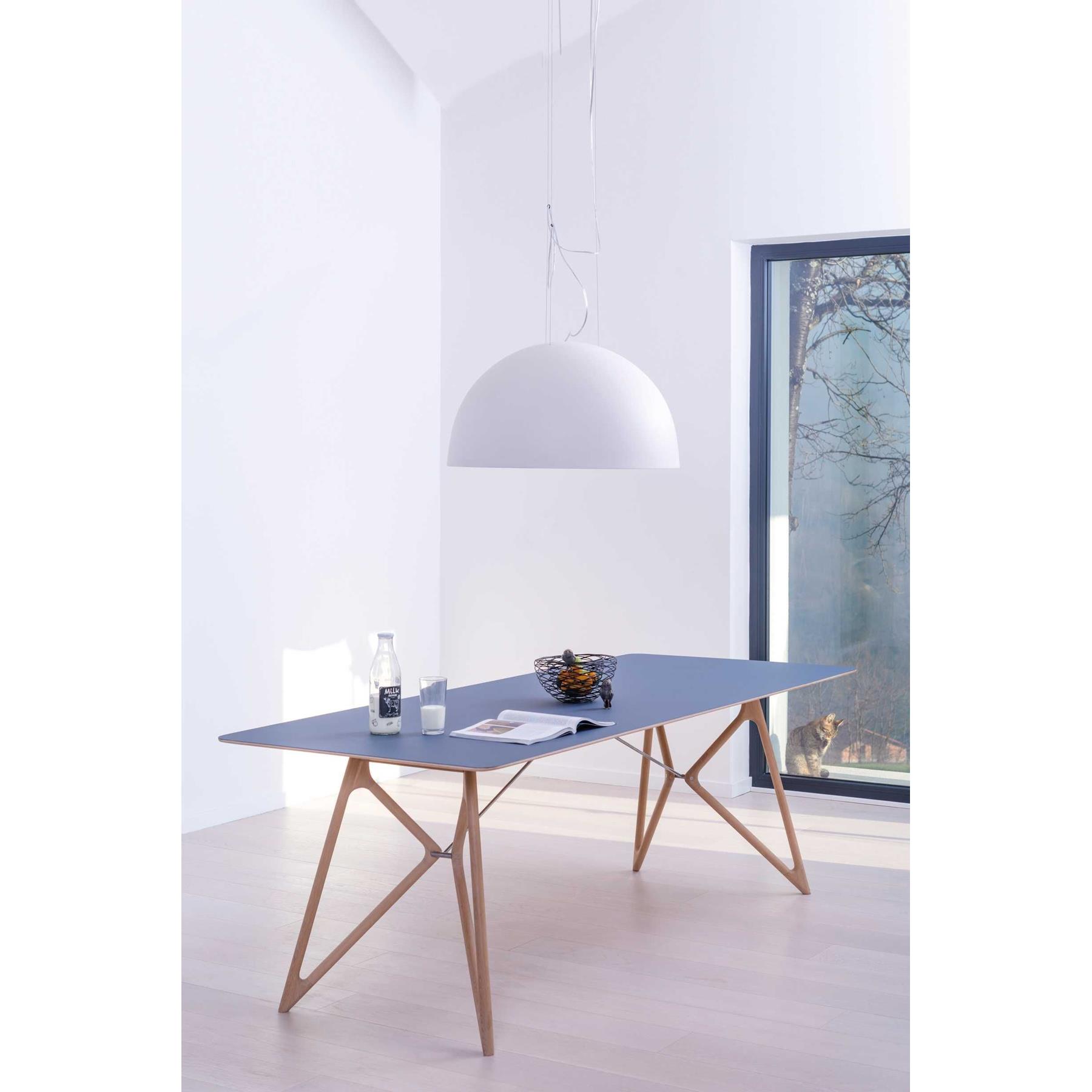 Gazzda Tink Tafel linoleum 180x90 whitewash Dark Olive
