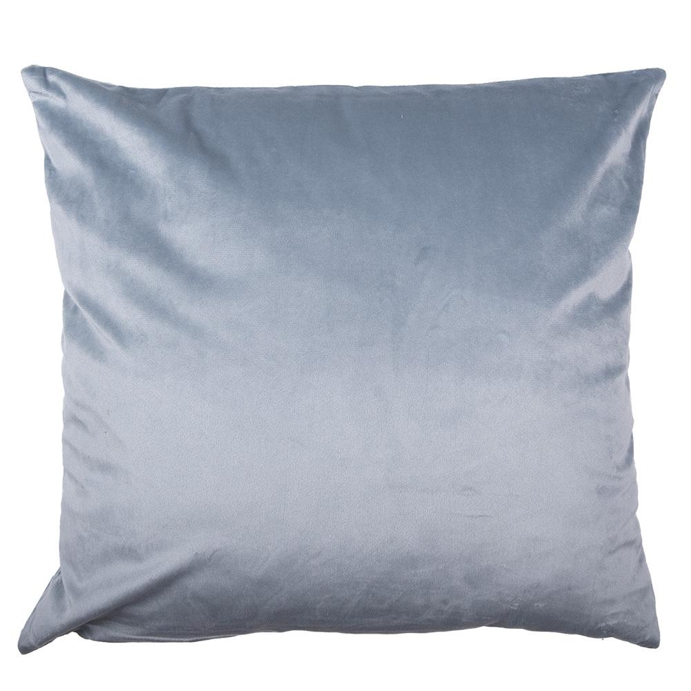 Clayre & Eef Kussenhoes  45x45 cm Blauw Polyester Sierkussenhoes