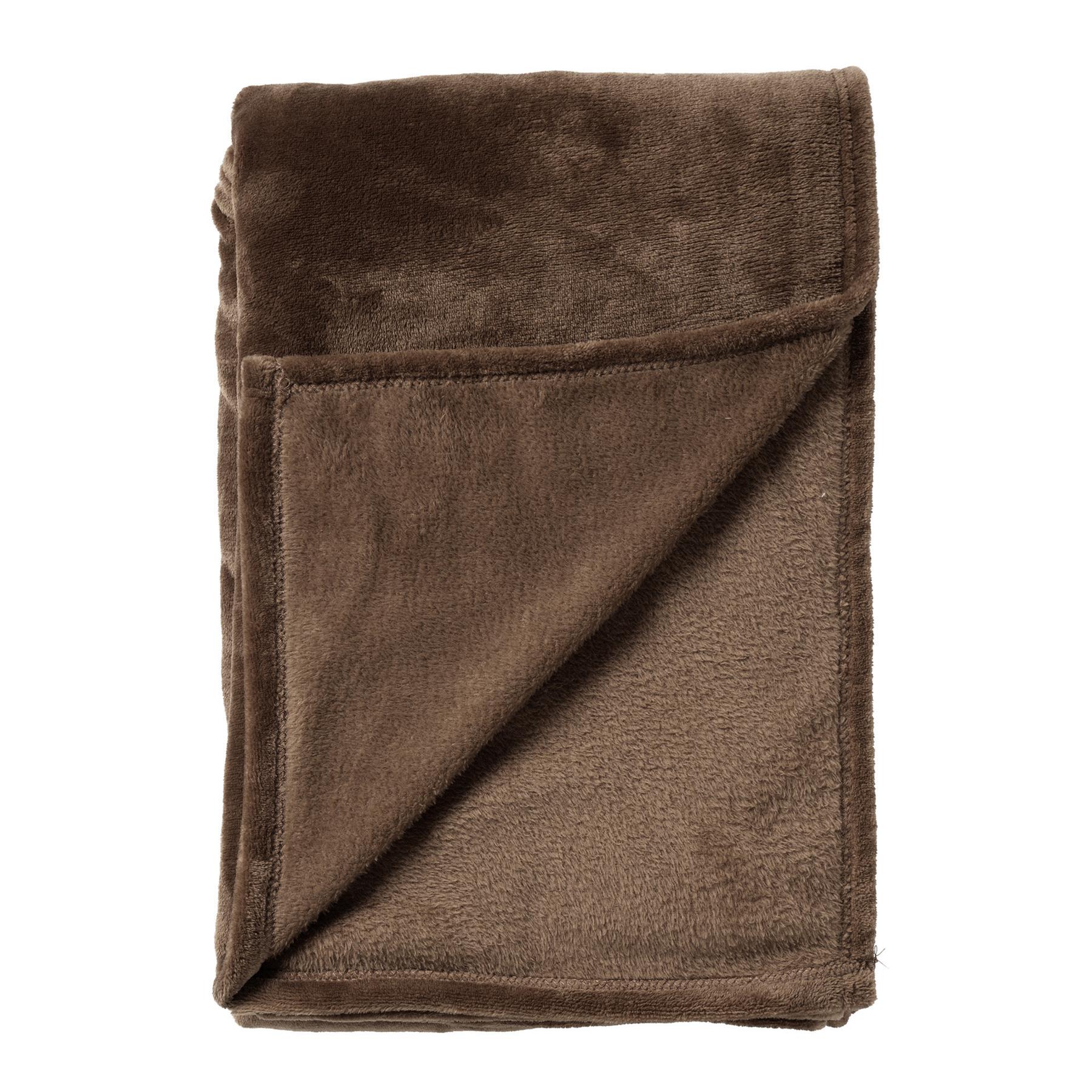 Dutch Decor plaid MARLEY - 150x200 cm Chocolate Martini