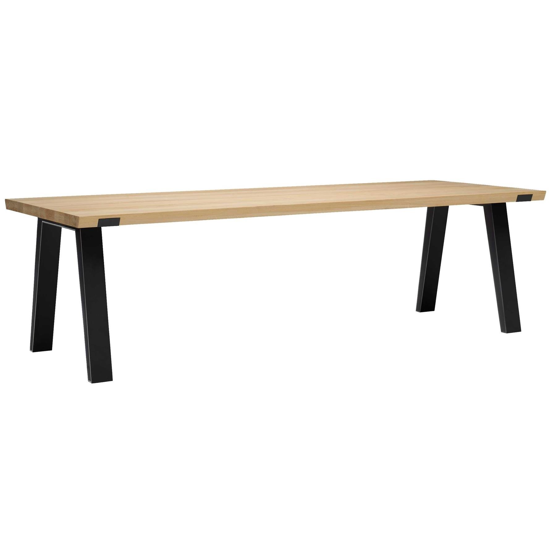 QLiv Side-to-Side tafel 260x100 gezeept eiken