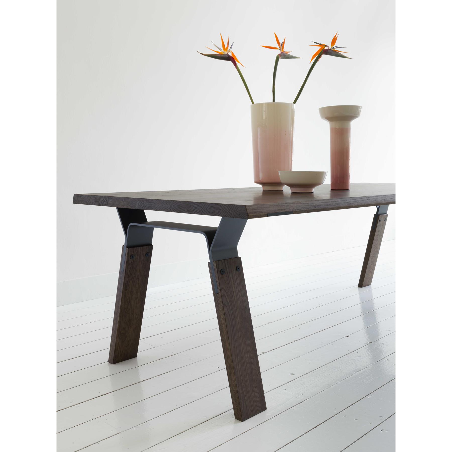 QLiv Bridge tafel 220x100 Smoked Oak