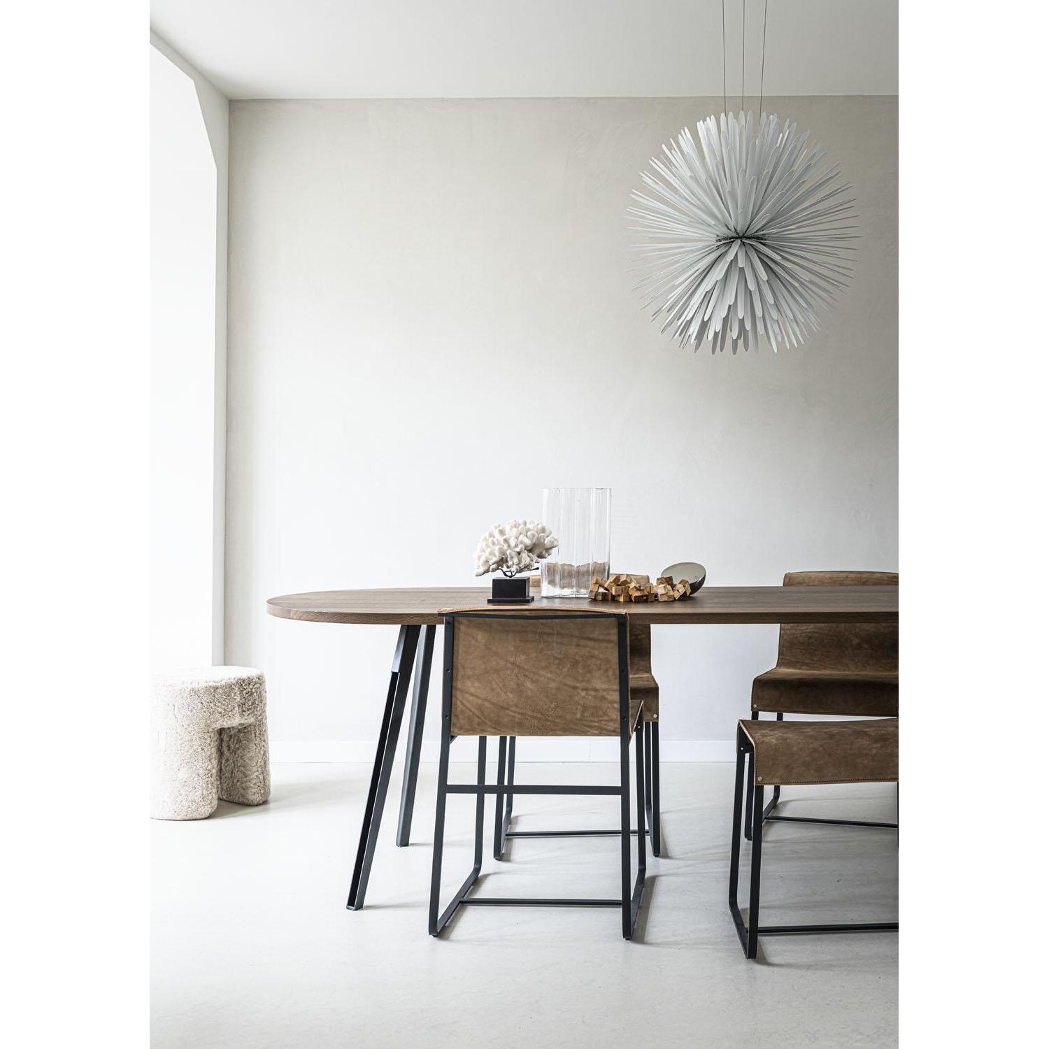 QLiv On Top eettafel ovaal 180x90 smoked oak