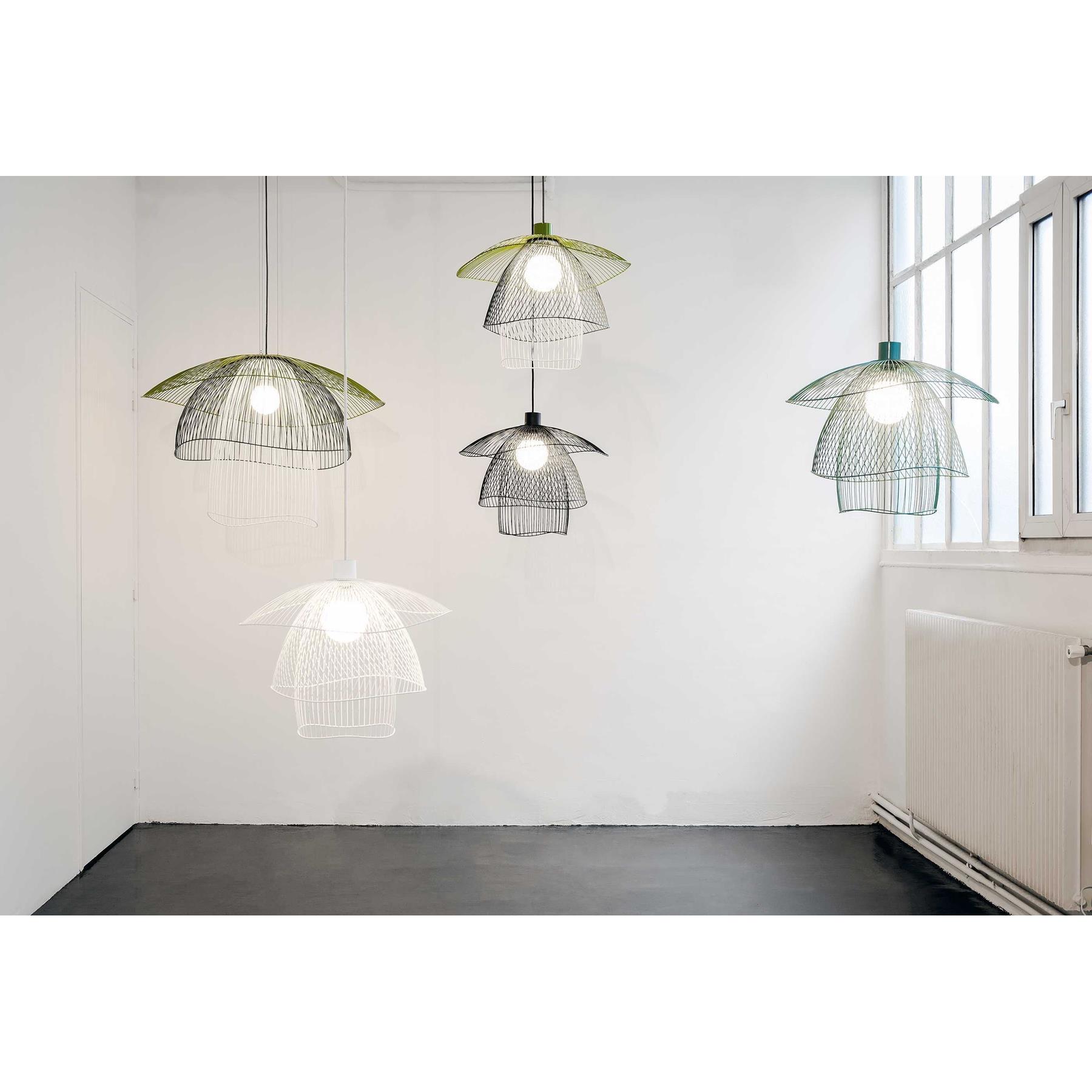 Forestier Papillon hanglamp Ø100 large metallic taupe