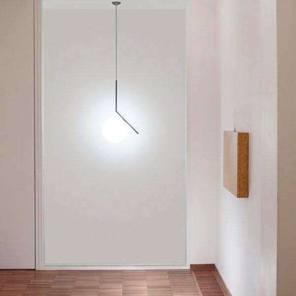 Flos IC Lights S2 hanglamp Ø30 zwart