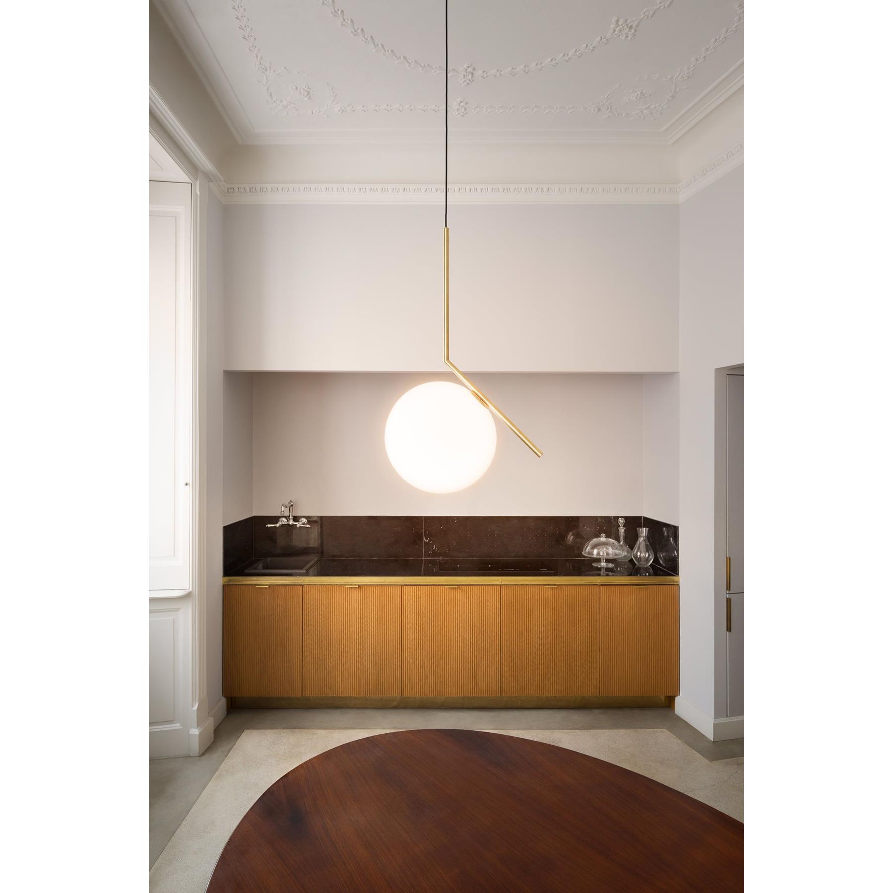 Flos IC Lights S2 hanglamp Ø30 zwart
