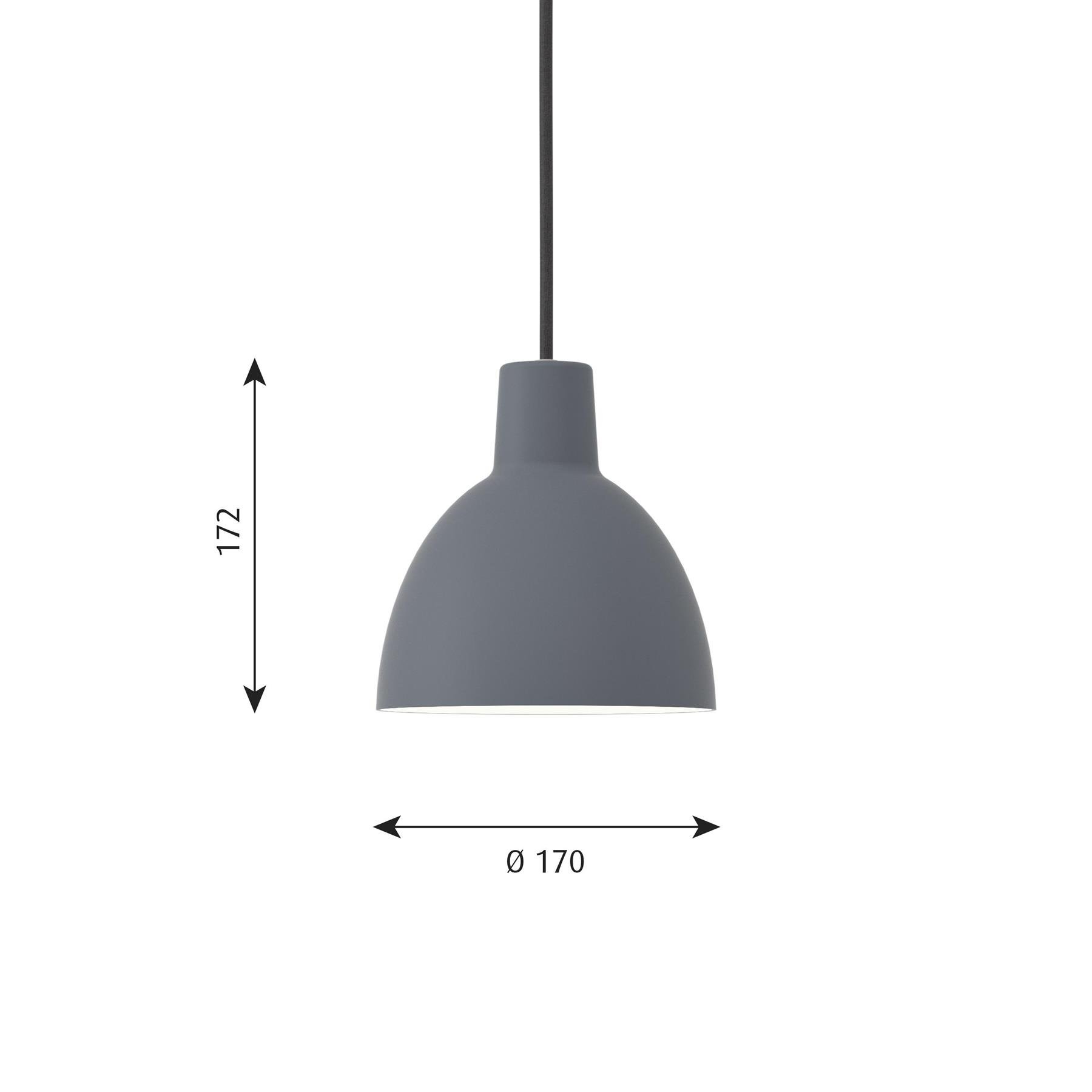 Louis Poulsen Toldbod 170 hanglamp Ø17 donkerroze
