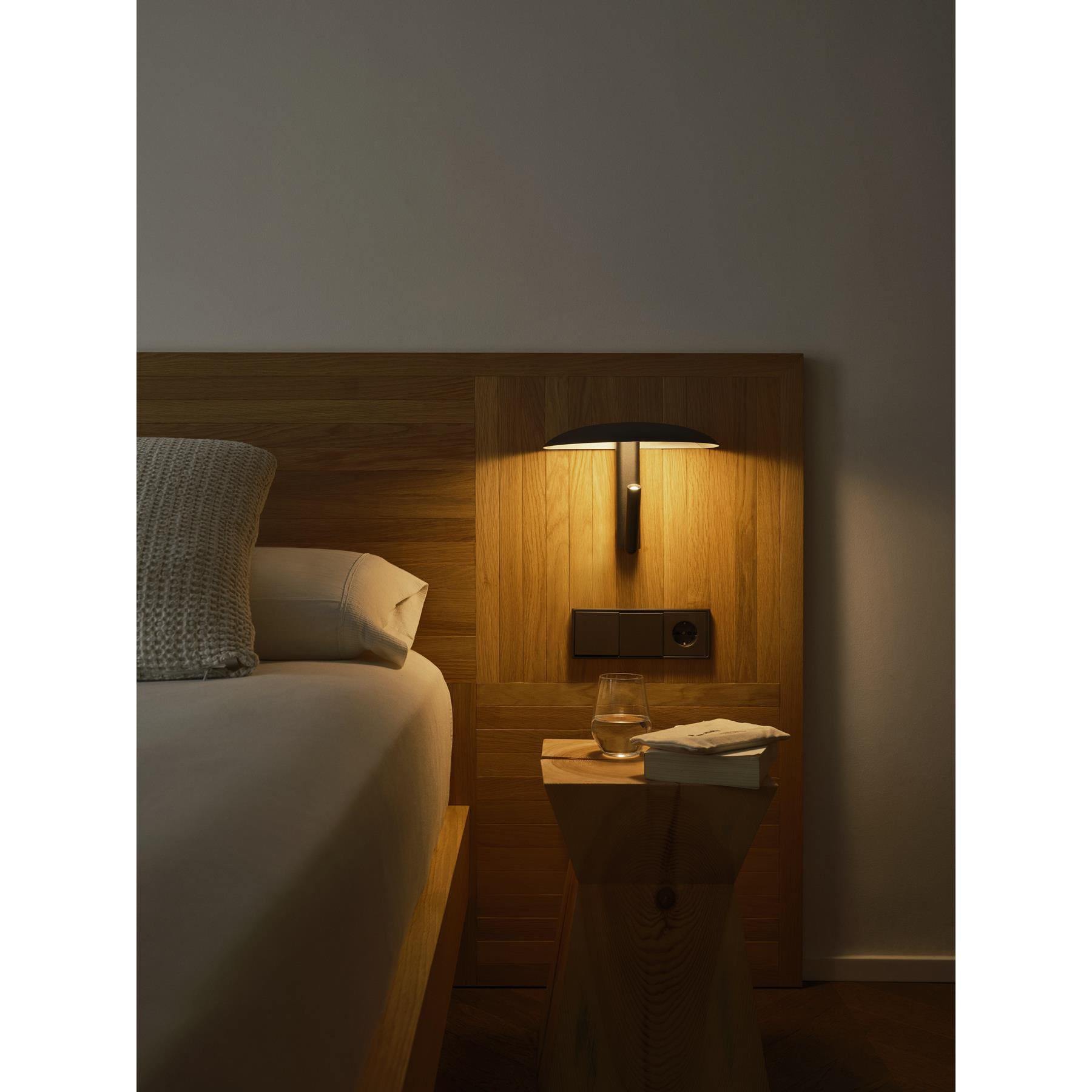 Marset Konoha wandlamp LED Matt Black