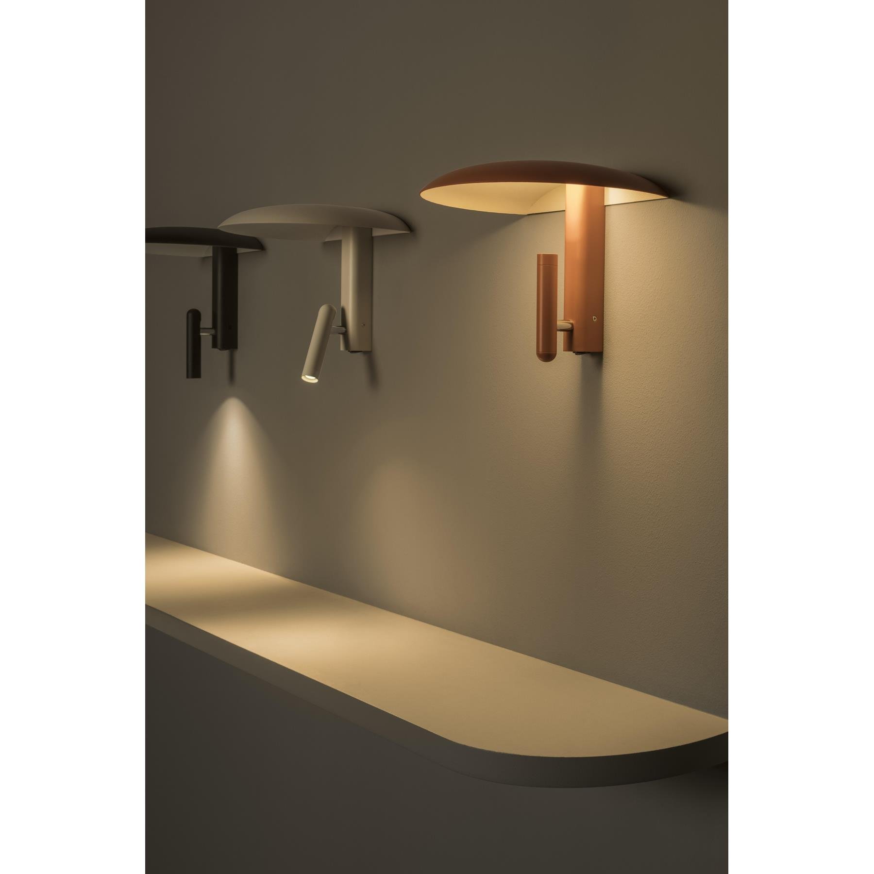 Marset Konoha wandlamp LED Matt Black