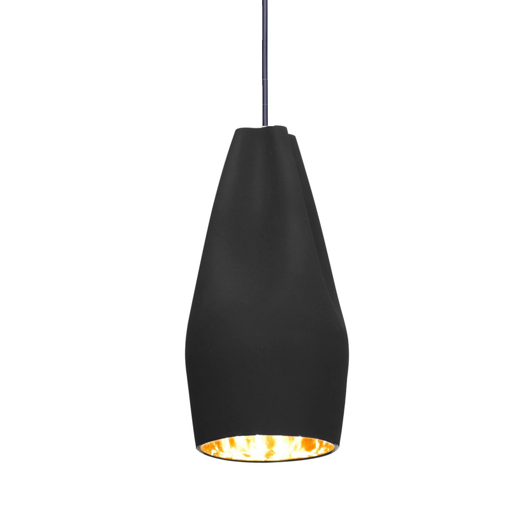 Marset Pleat Box Ø13 hanglamp Ø11.5 zwart|goud