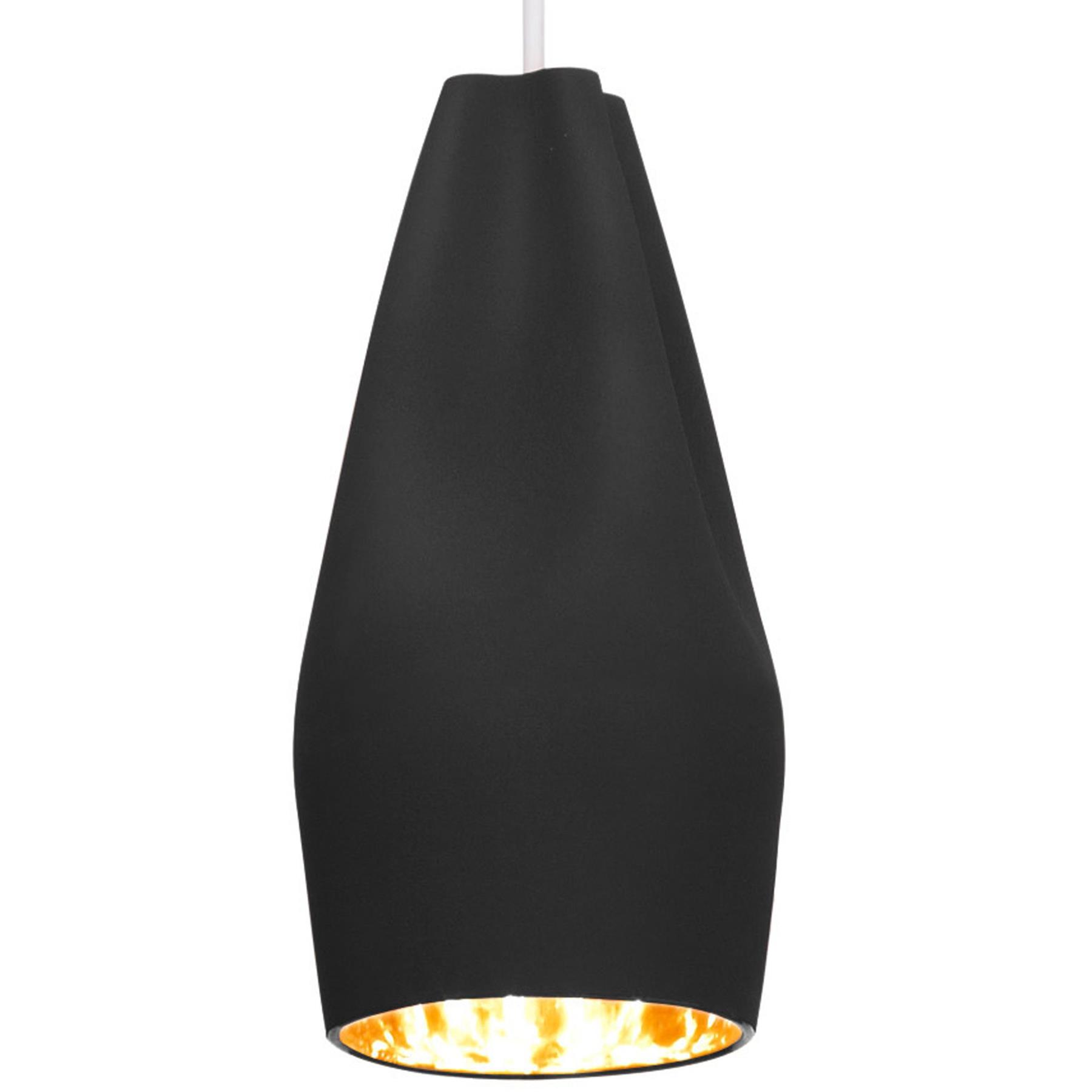 Marset Pleat Box Ø13 hanglamp Ø11.5 zwart|goud