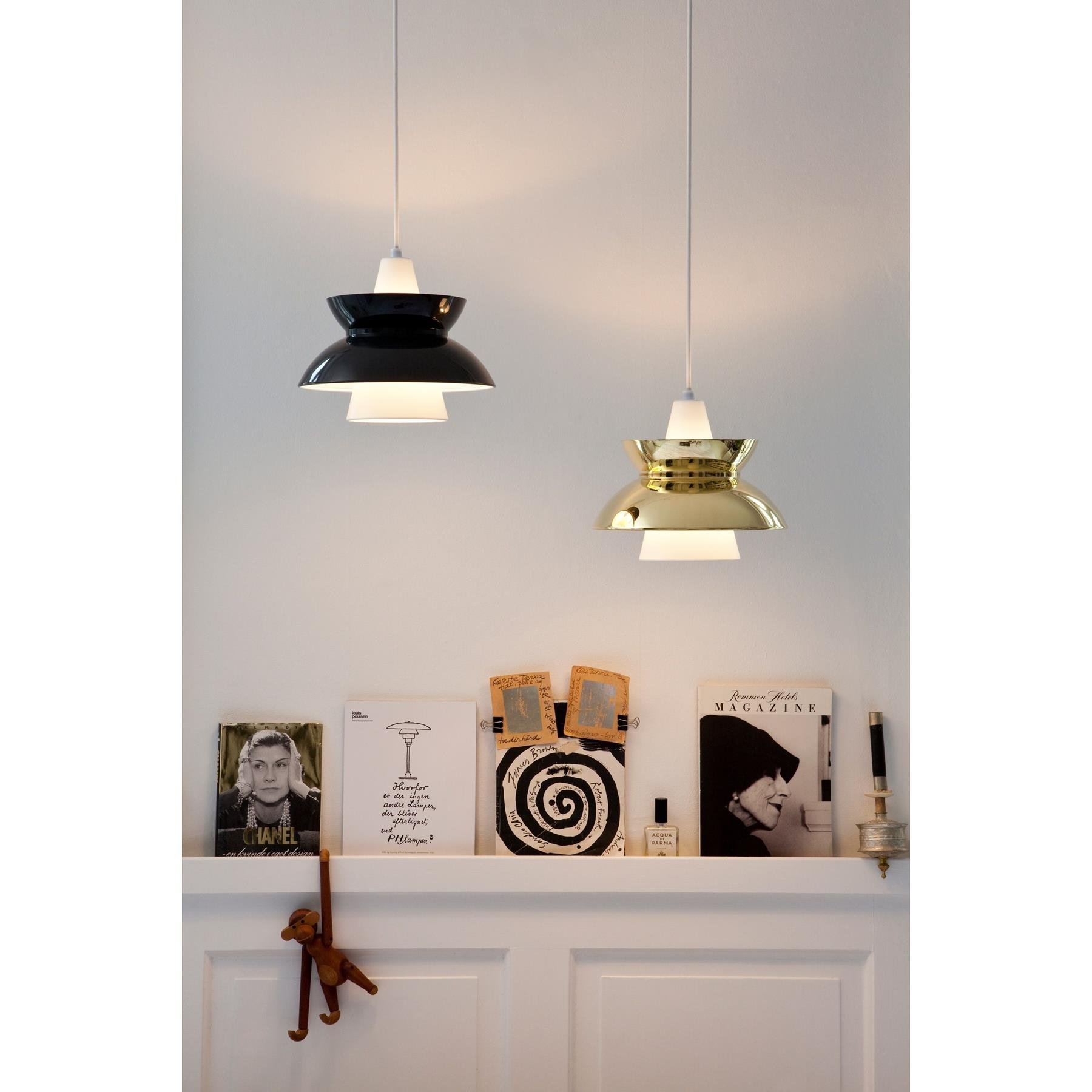 Louis Poulsen Doo-Wop hanglamp Ø28.3 messing