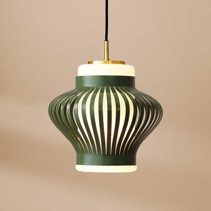 Warm Nordic Opal Lamella hanglamp Ø26 zwart