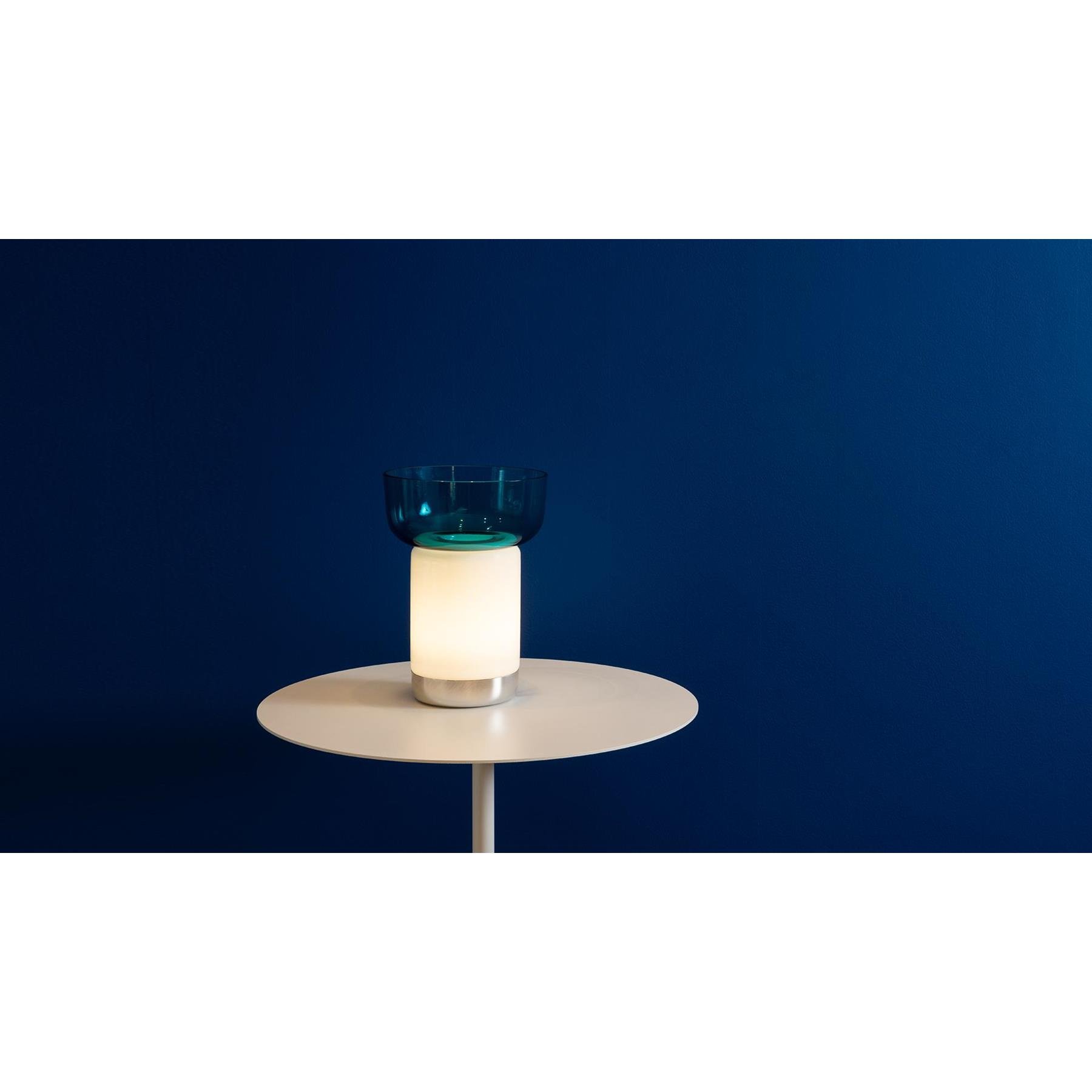 Artemide Bontà tafellamp met kom LED oplaadbaar grijs