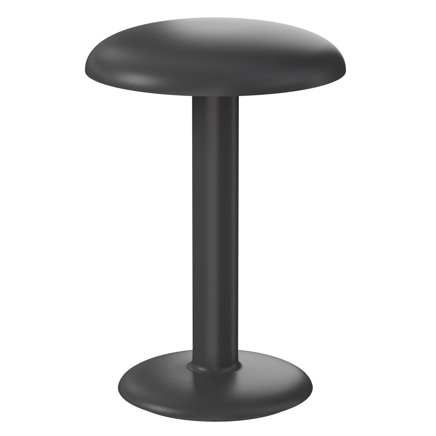 Flos Gustave tafellamp LED oplaadbaar mat antraciet