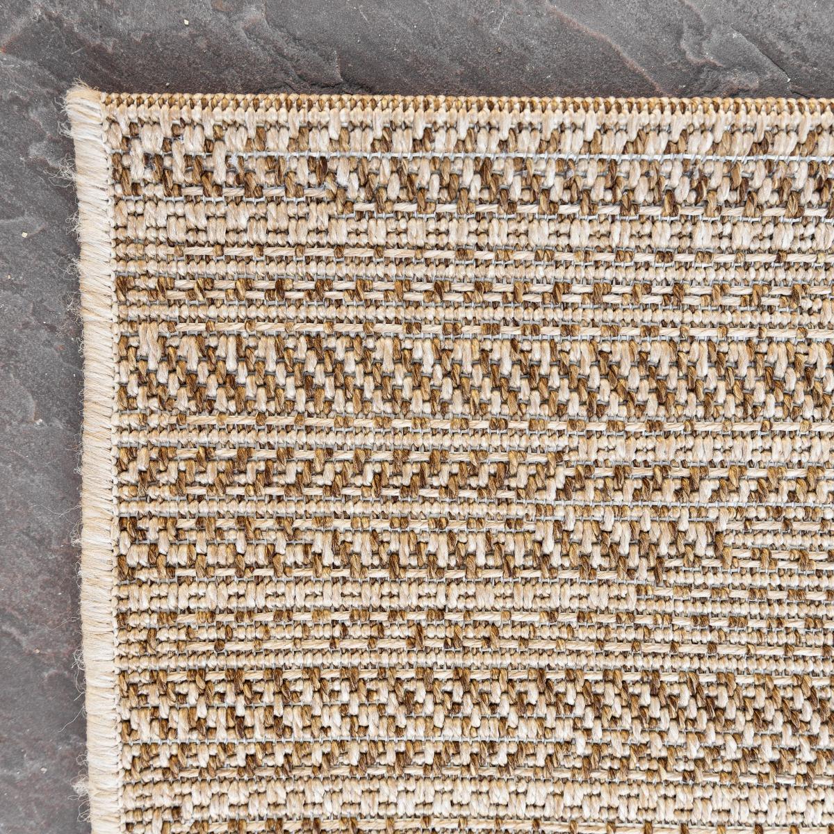 Interieur Buitenkleed Jute Outdoor Beige|Bruin