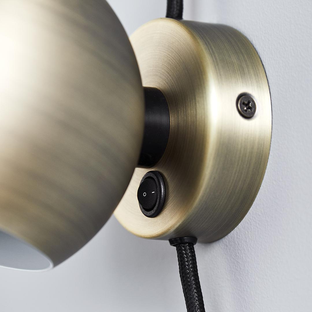 Frandsen Ball wandlamp LED metallic chroom
