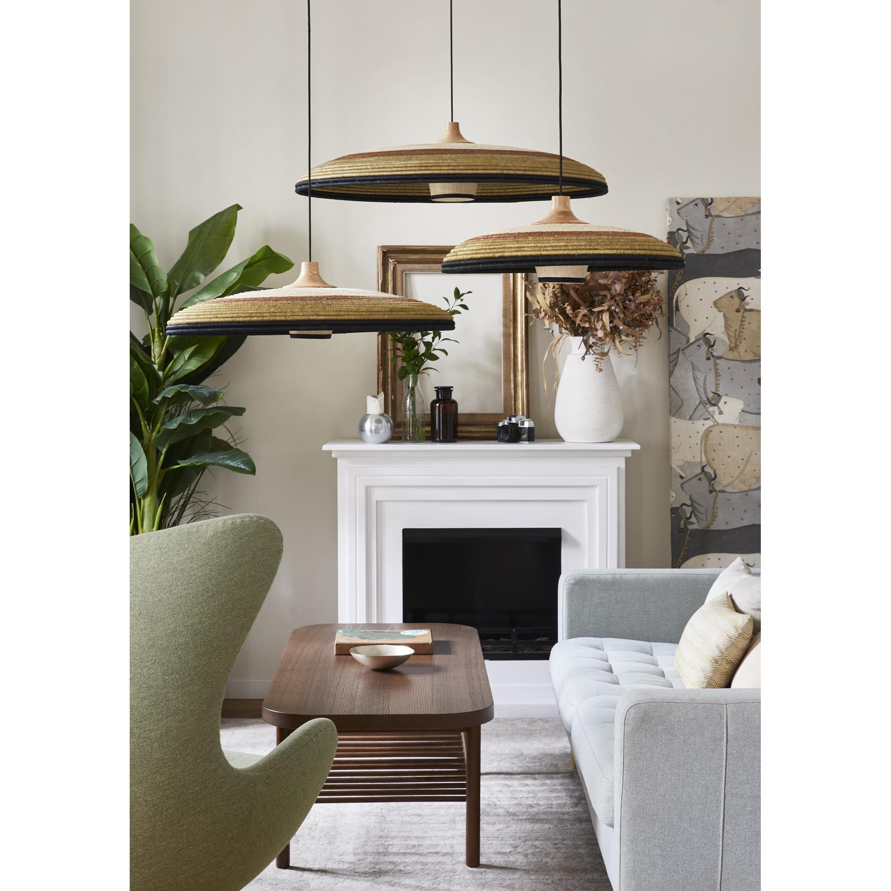 Forestier Grass hanglamp Ø60 medium groen