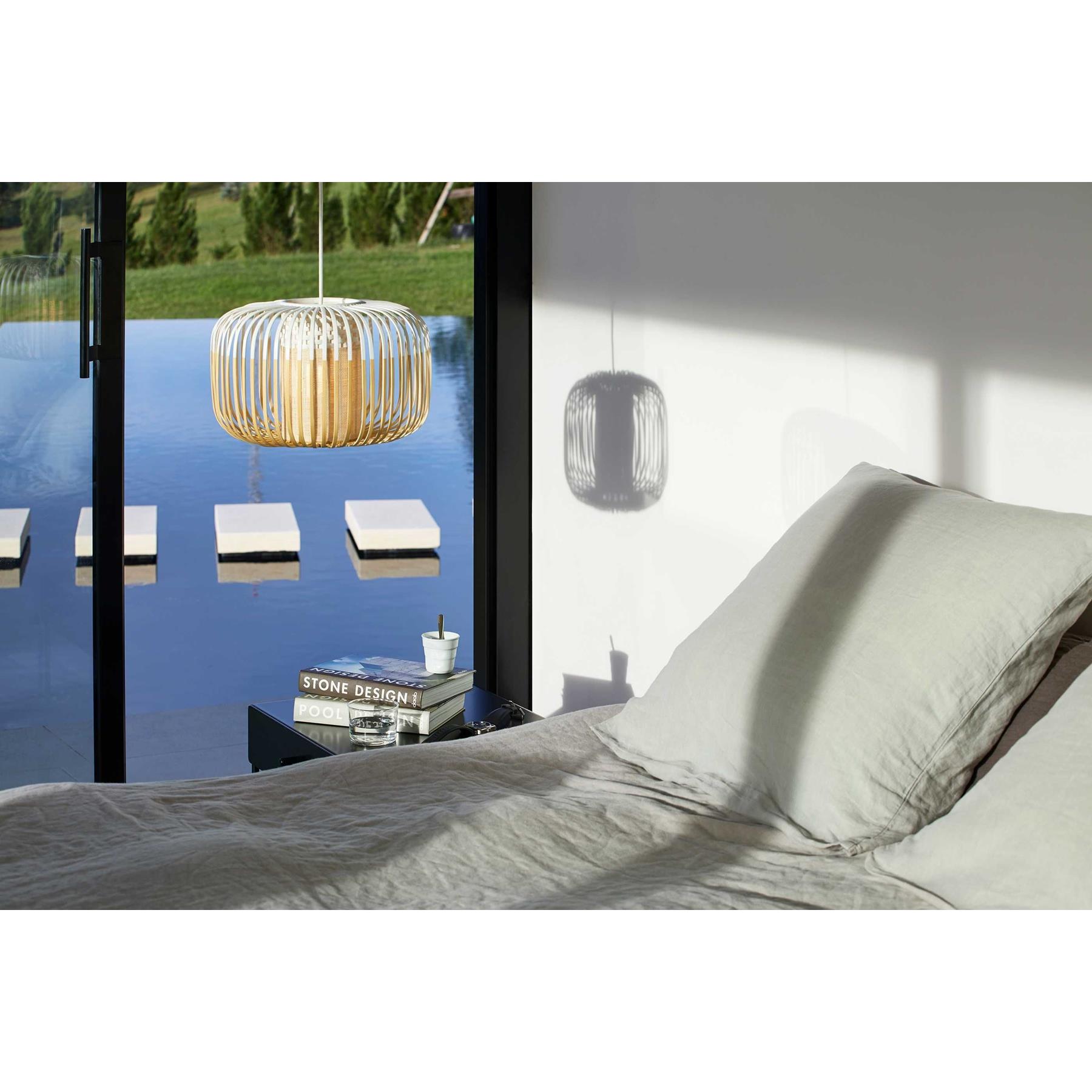 Forestier Bamboo Light hanglamp Ø35 small wit