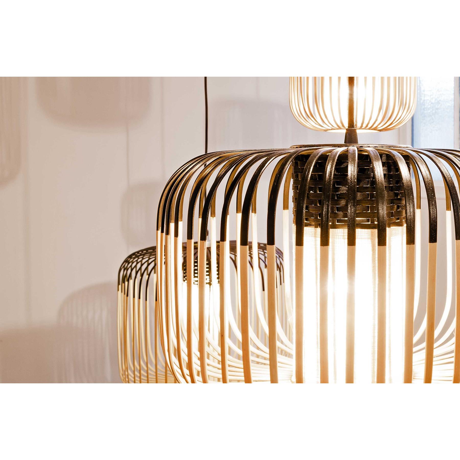 Forestier Bamboo Light hanglamp Ø35 small wit