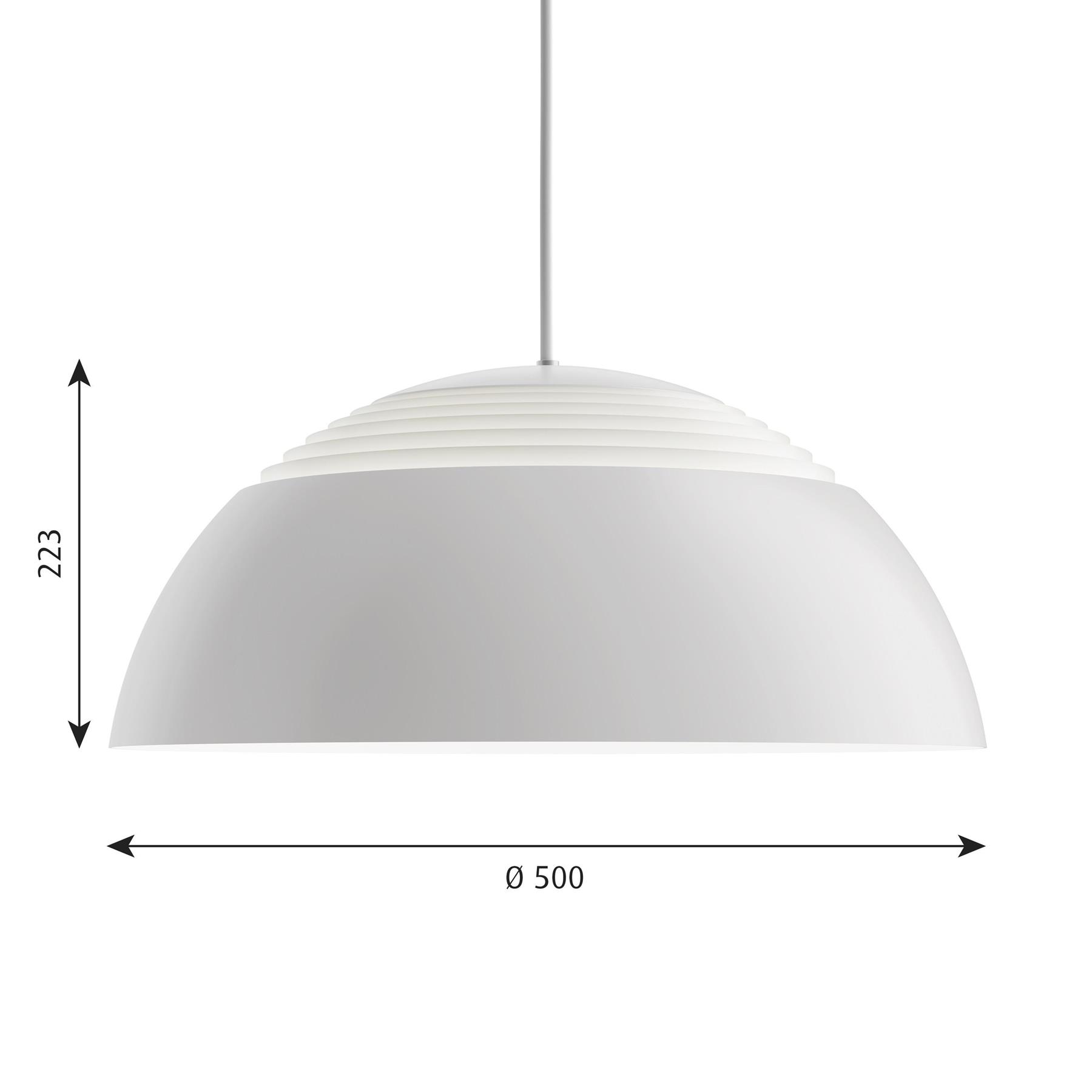 Louis Poulsen AJ Royal 500 hanglamp Ø50 LED V3 wit
