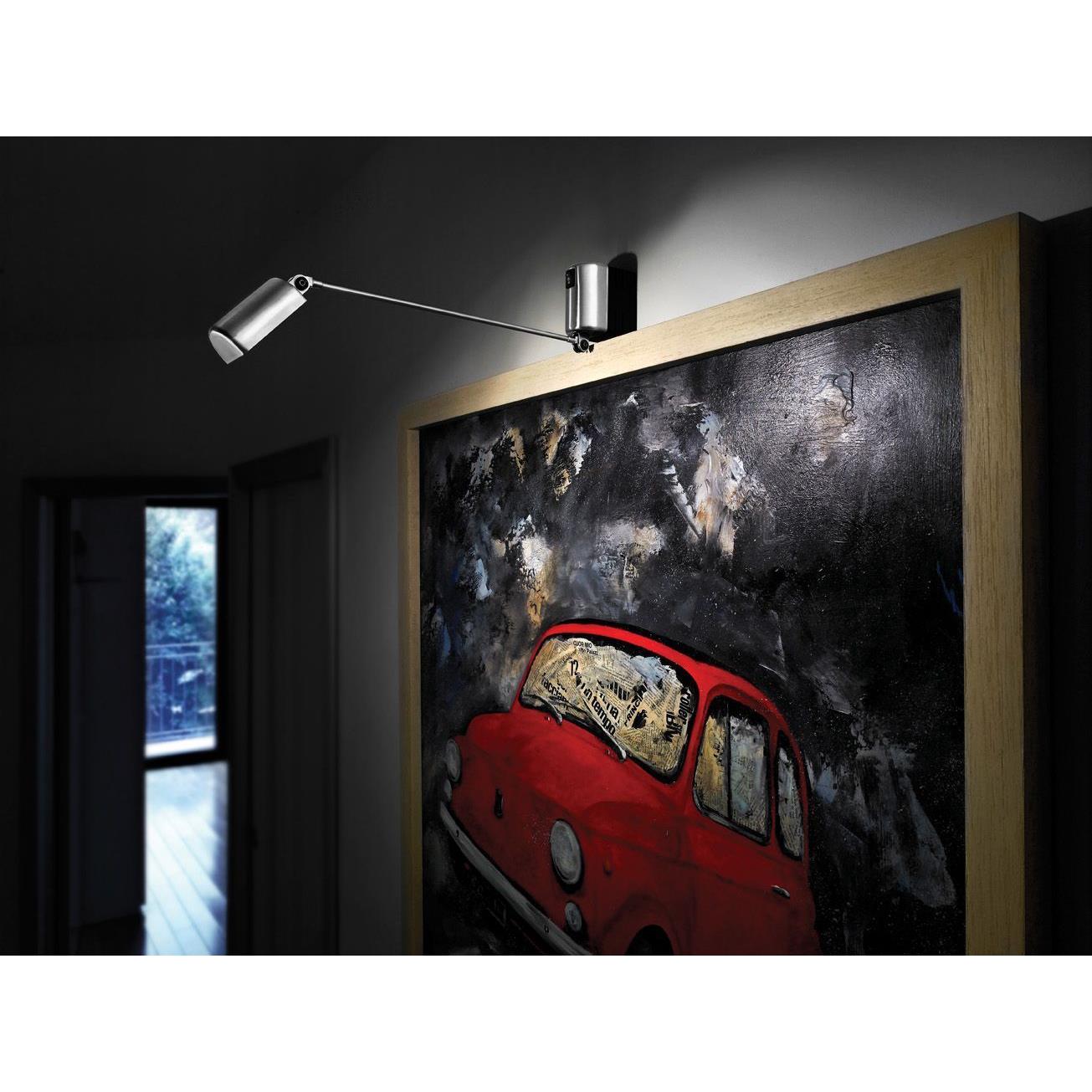 Lumina Daphine Parete 20 wandlamp LED 3000K geborsteld nikkel