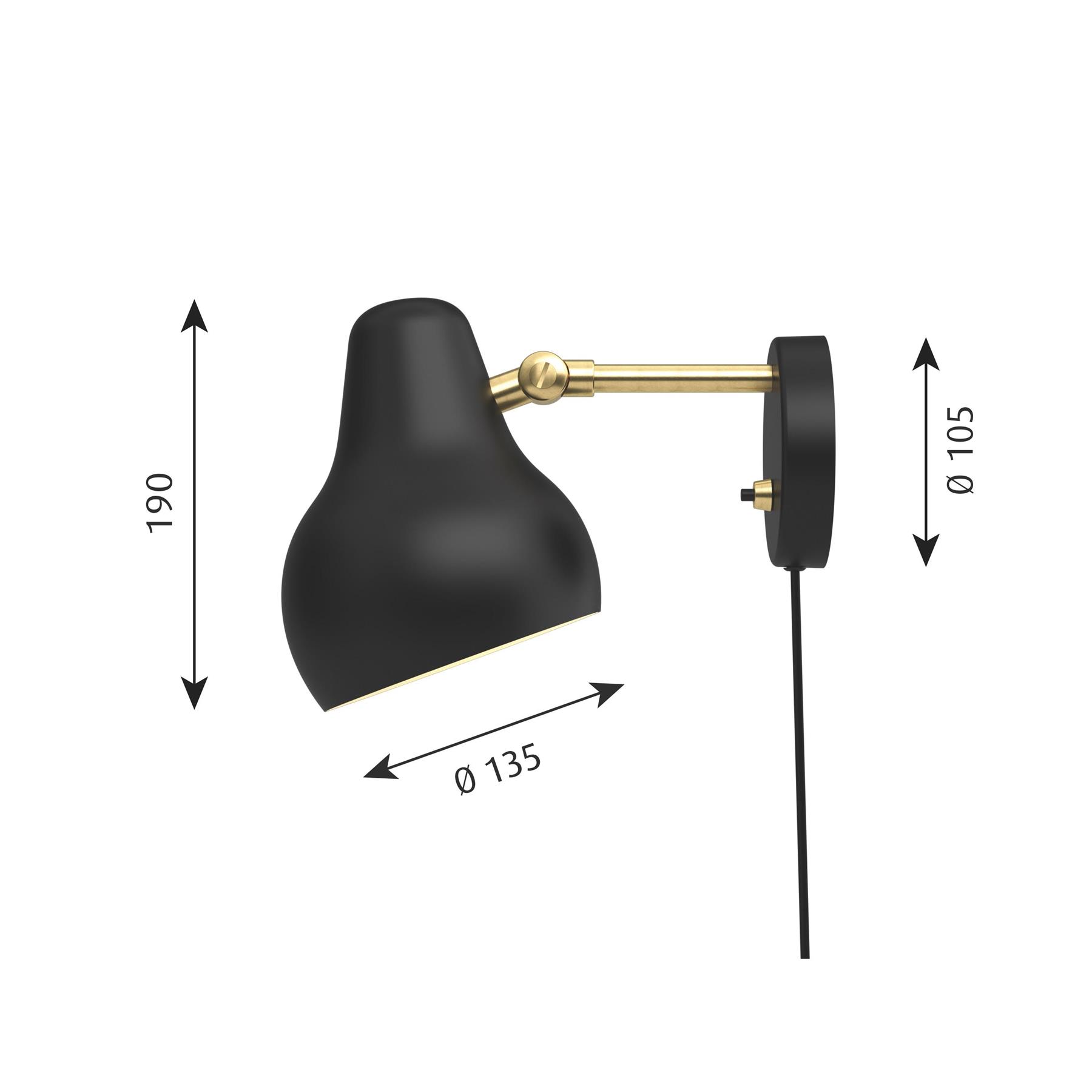 Louis Poulsen VL38 wandlamp LED wit