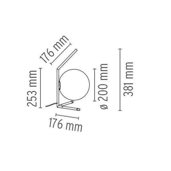 Flos IC Lights T1 Low tafellamp messing