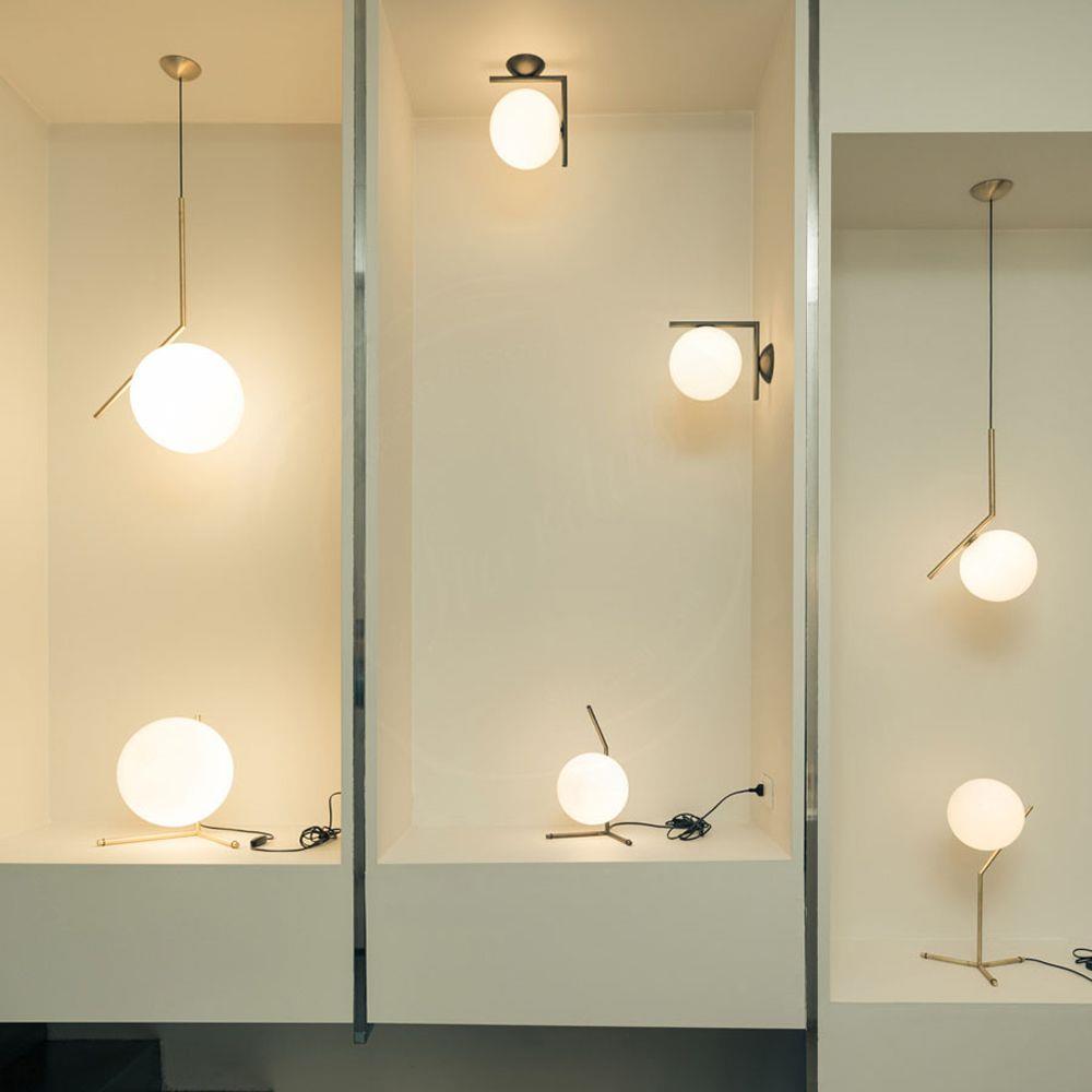Flos IC Lights T1 Low tafellamp messing
